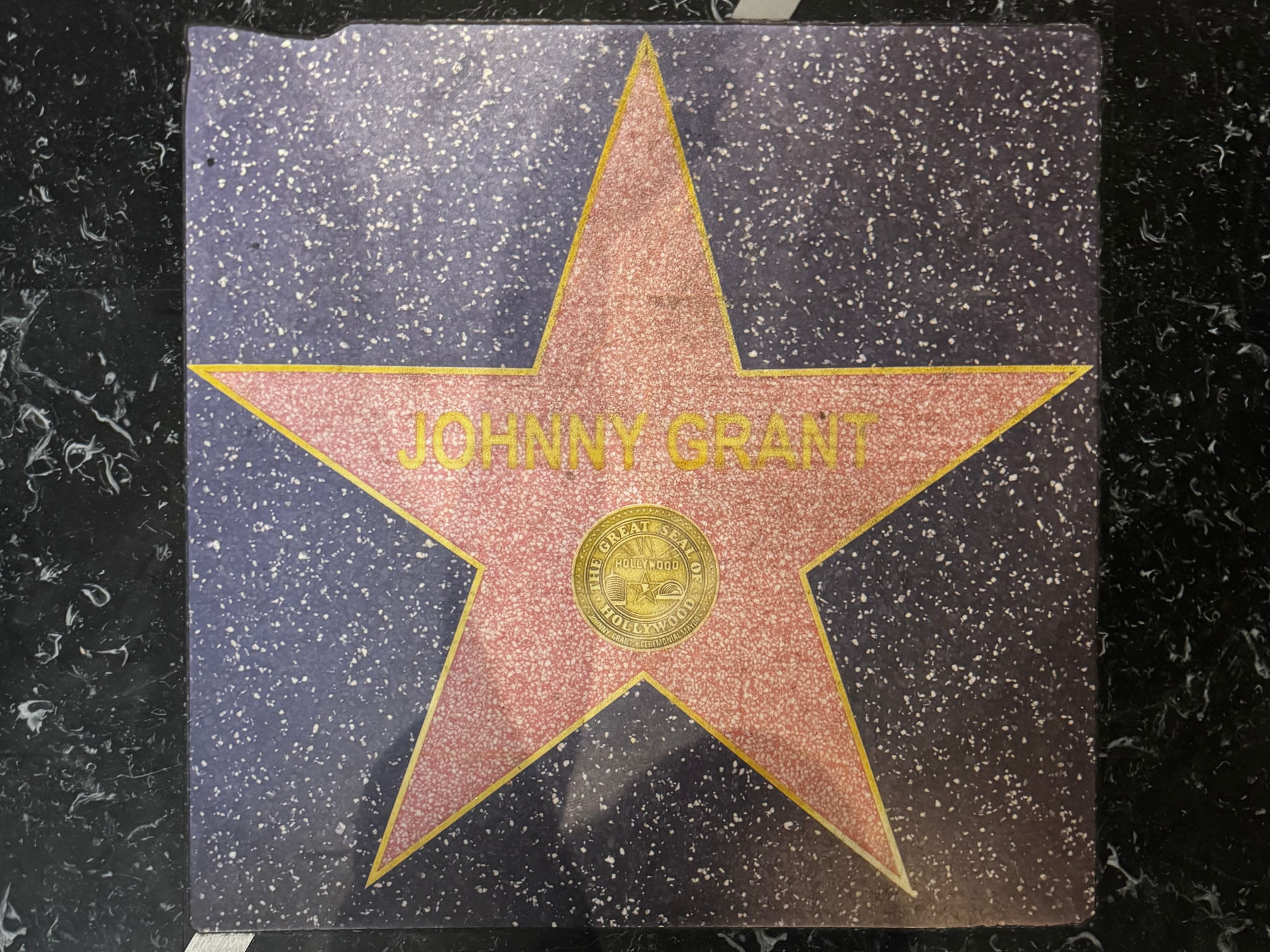 Madame Tussauds Johnny Grant Star