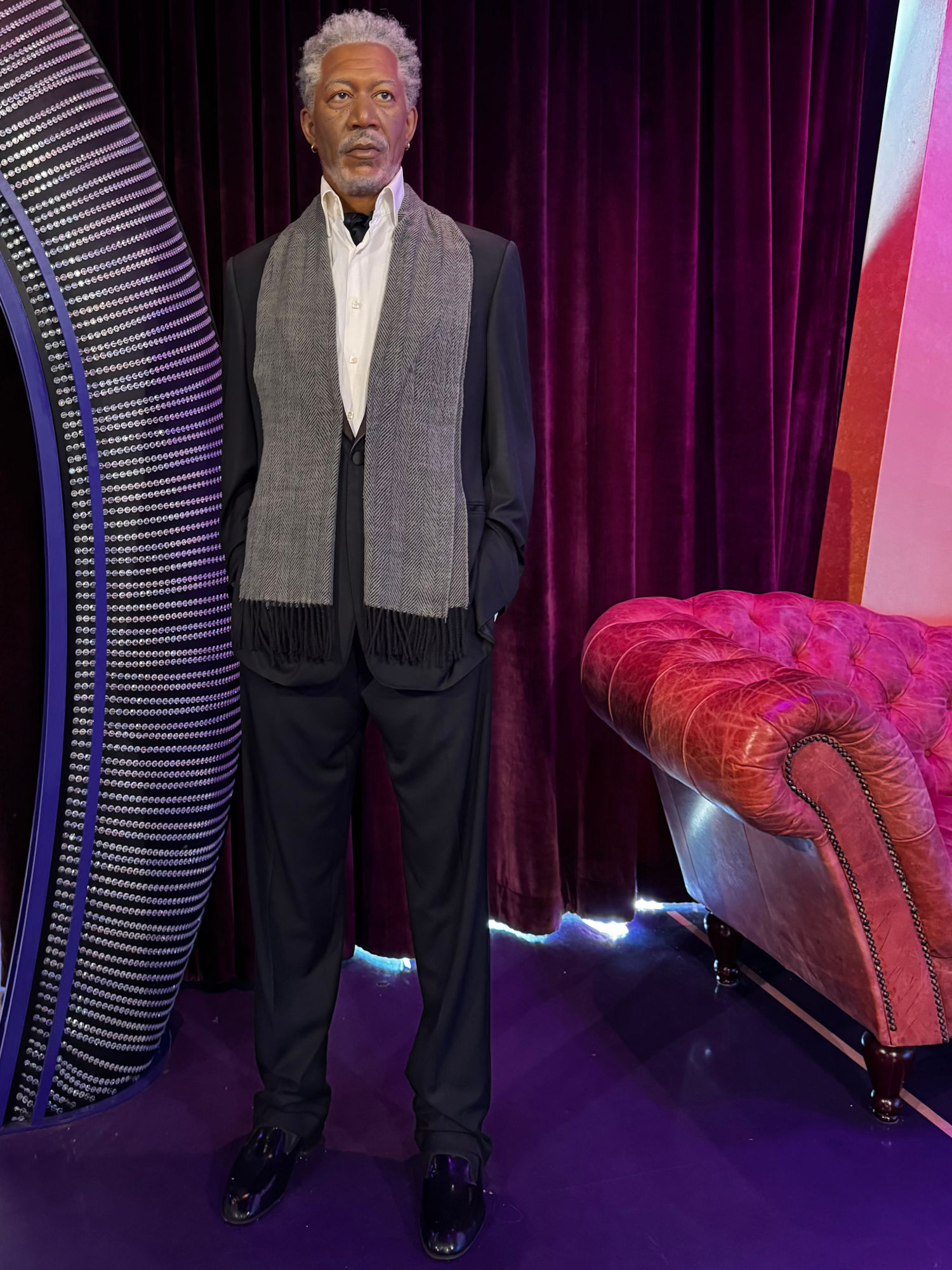 Madame Tussauds Morgan Freeman Wax