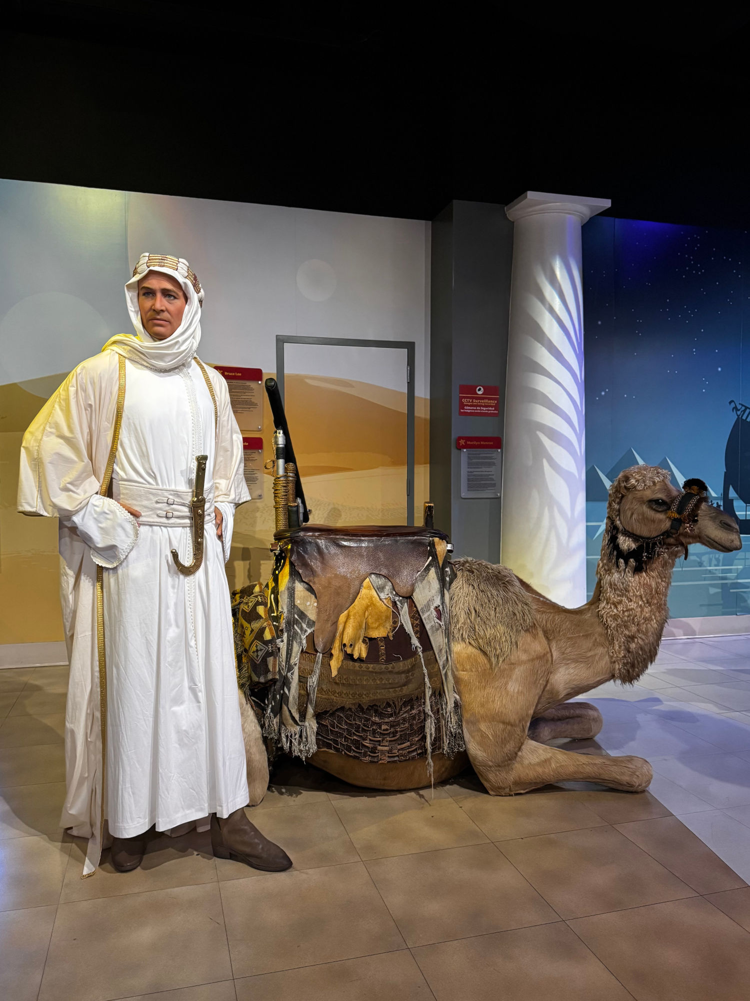 Madame Tussauds Peter O'Toole Lawrence of Arabia