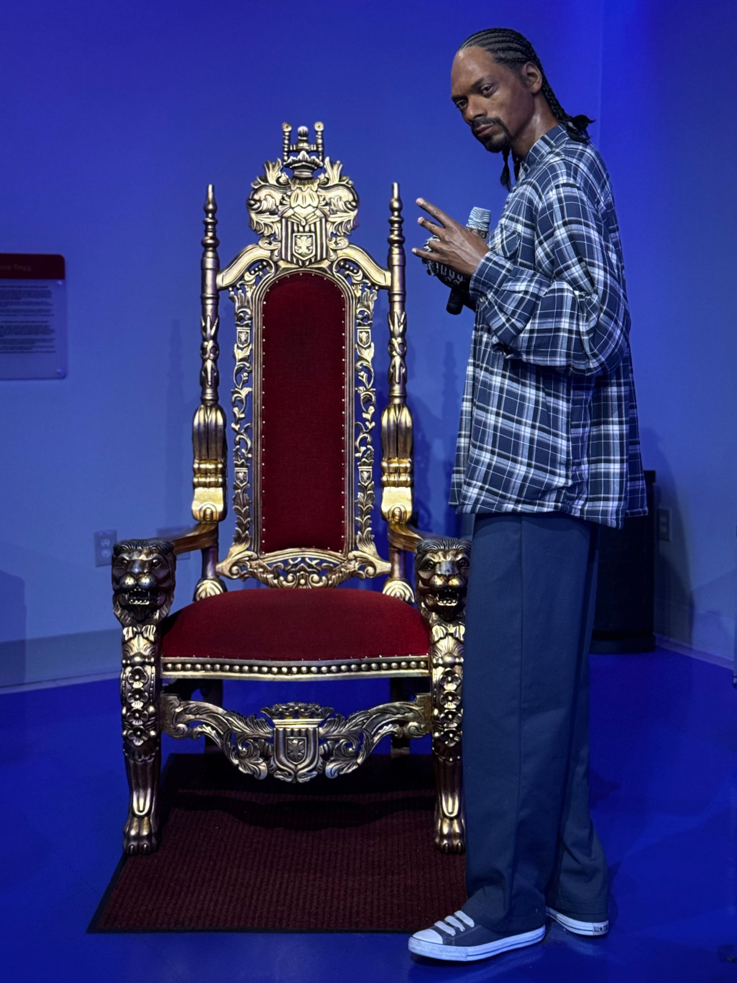 Madame Tussauds Snoop Dogg Wax Figure