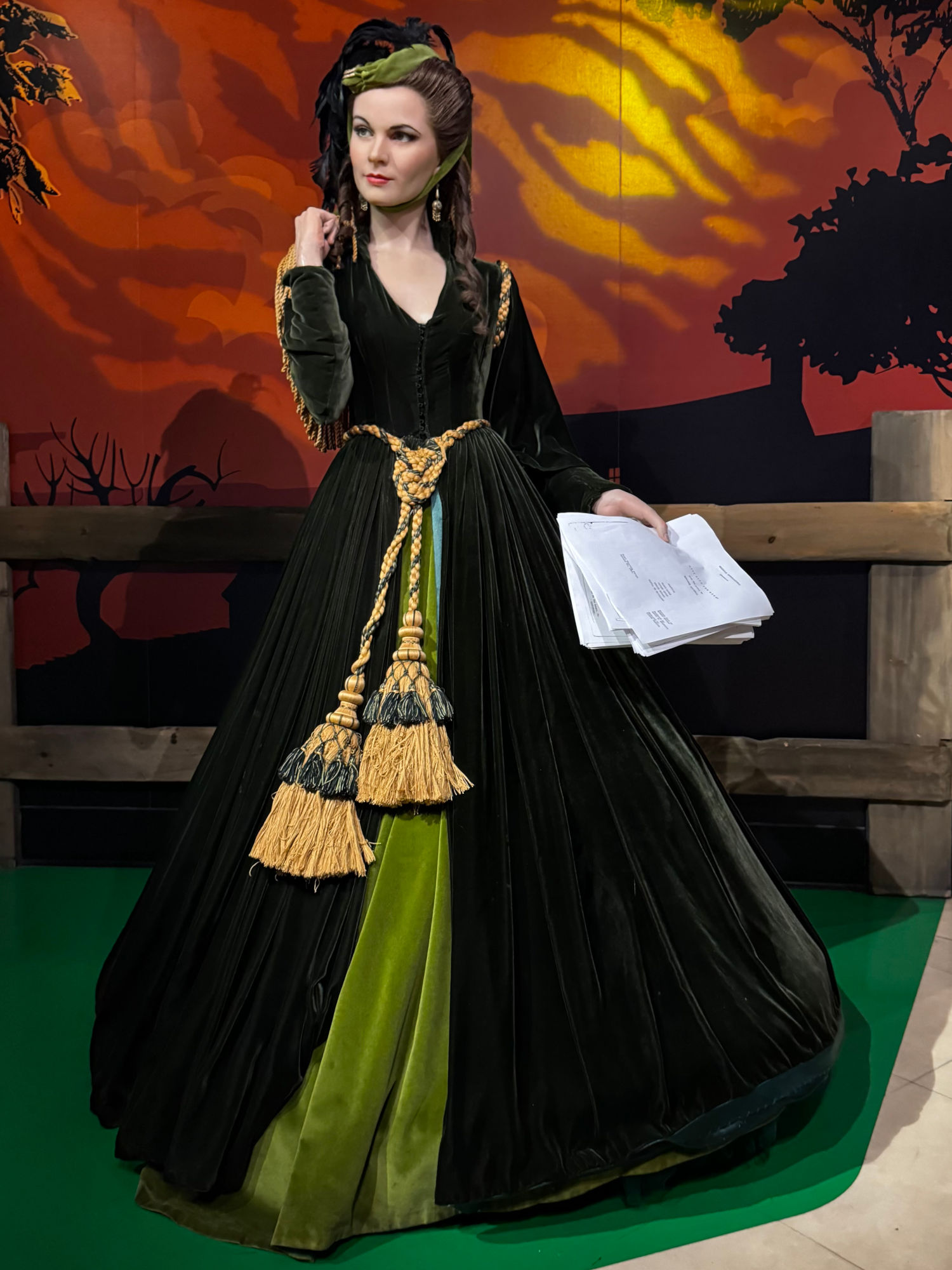Madame Tussauds Vivien Leigh Wax Figure