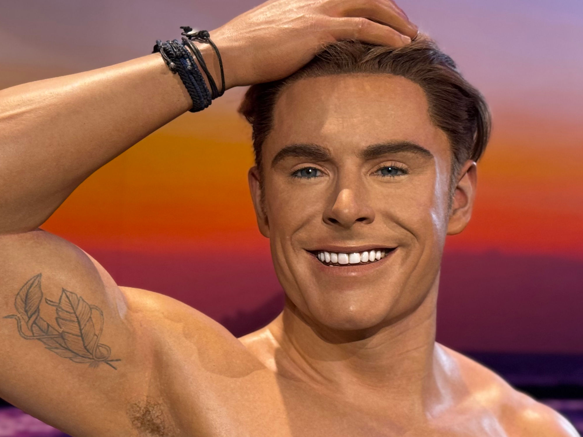 Madame Tussauds Zac Efron