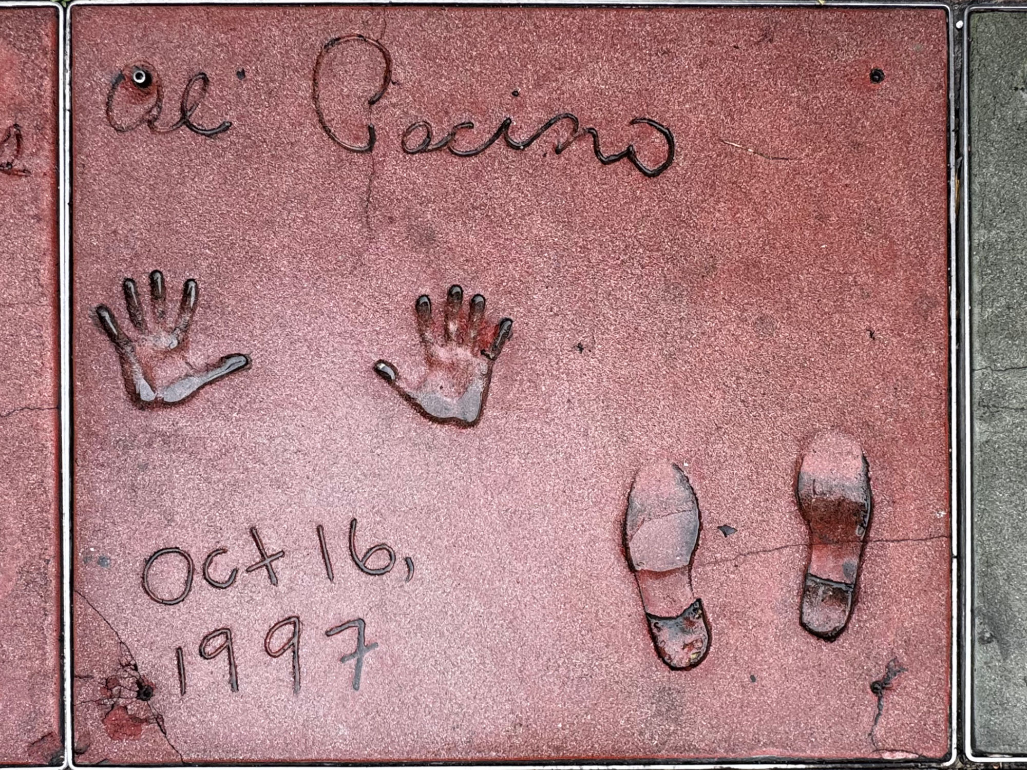 Mann's Chinese Theatre Al Pacino