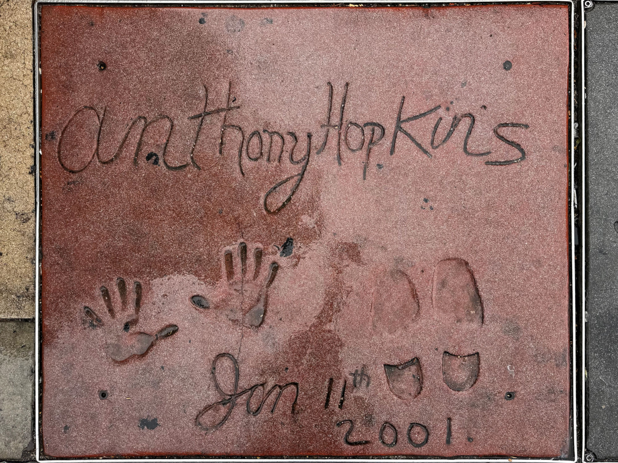 Mann's Chinese Theatre Anthony Hopkins