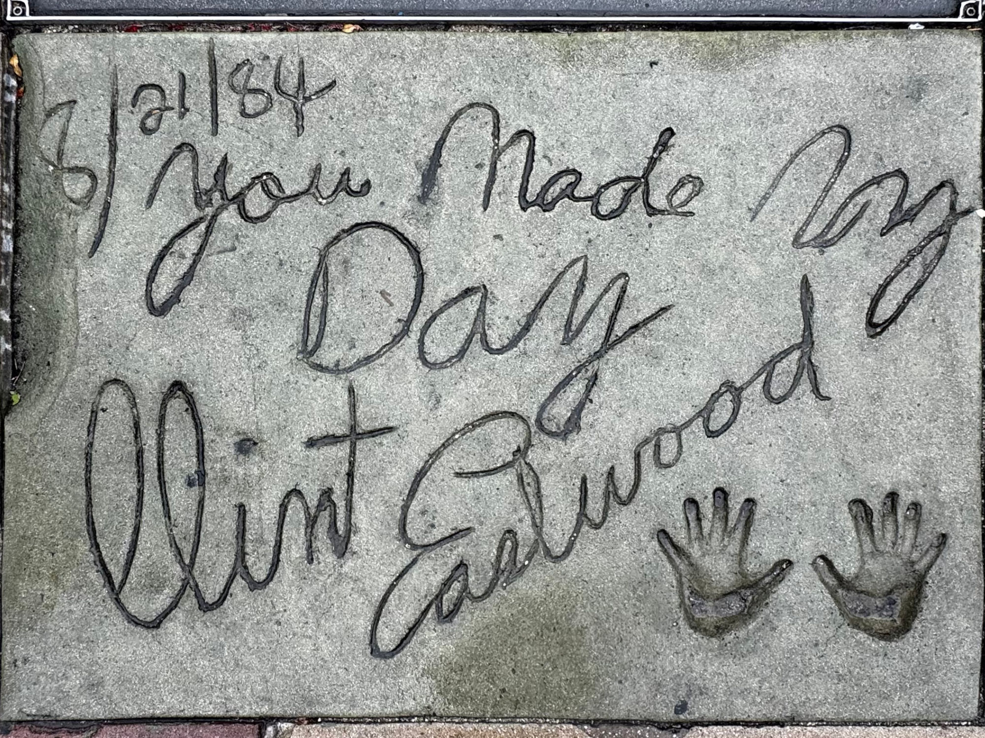 Mann's Chinese Theatre Clint Eastwood