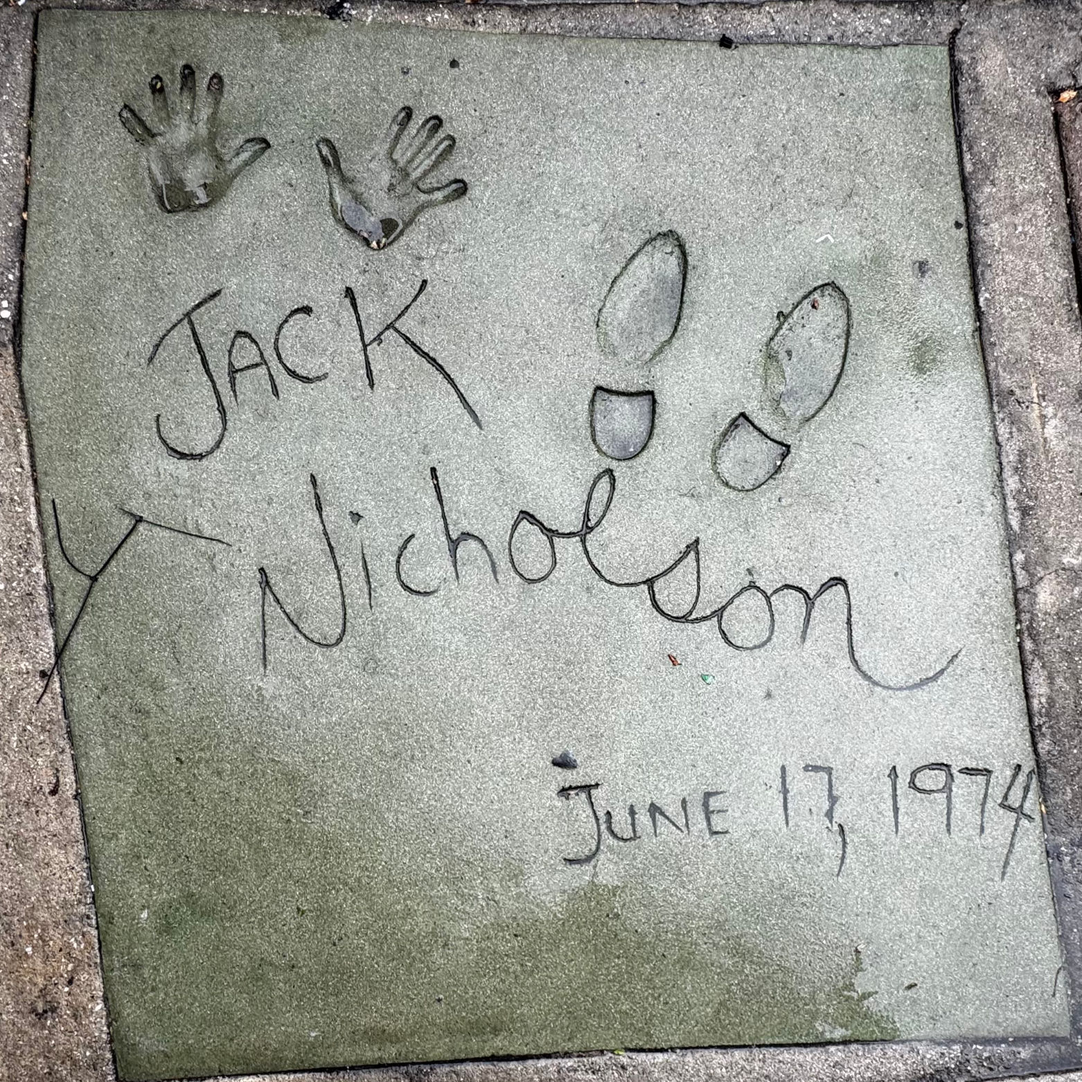 Mann's Chinese Theatre Jack Nicholson