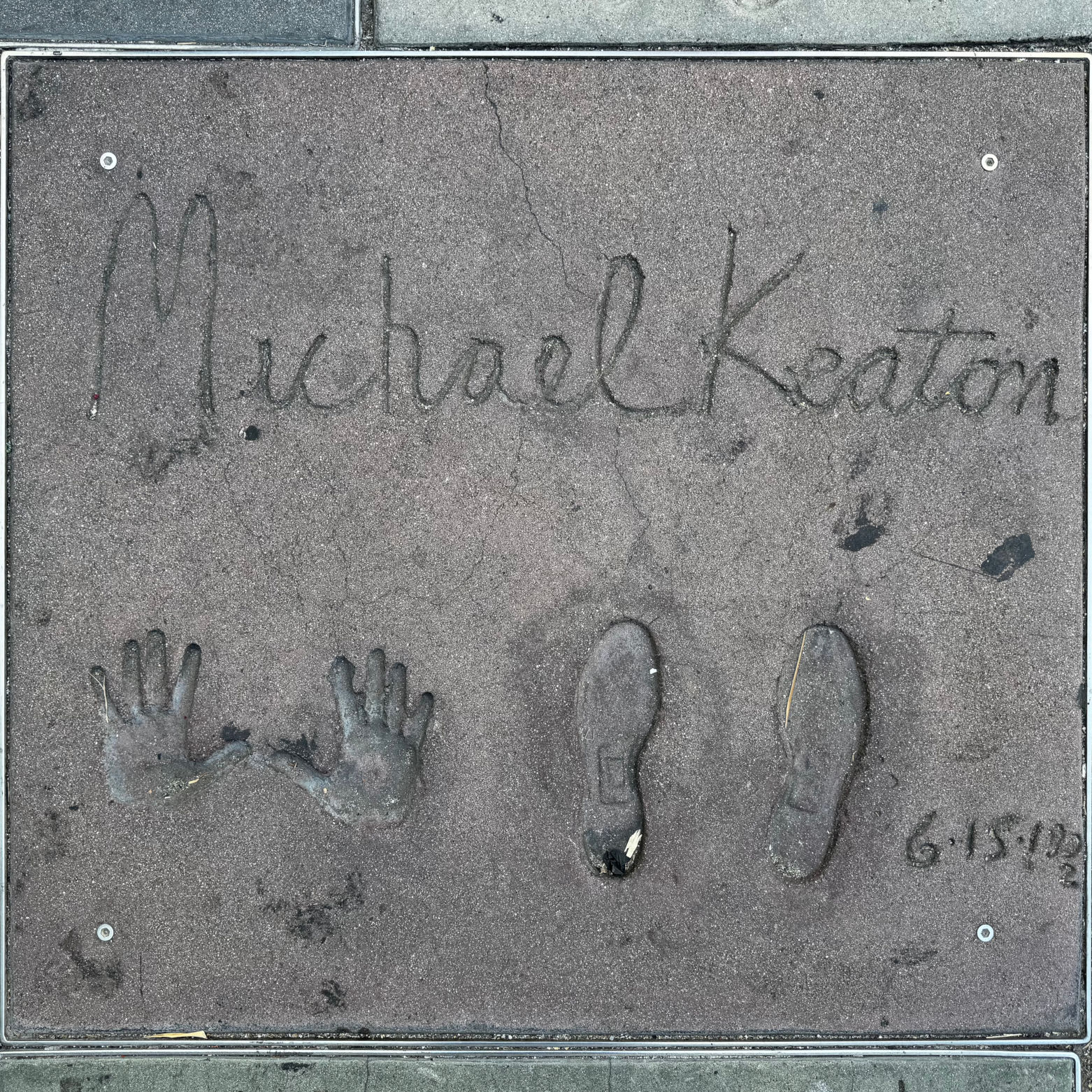 Mann's Chinese Theatre Michael Keaton