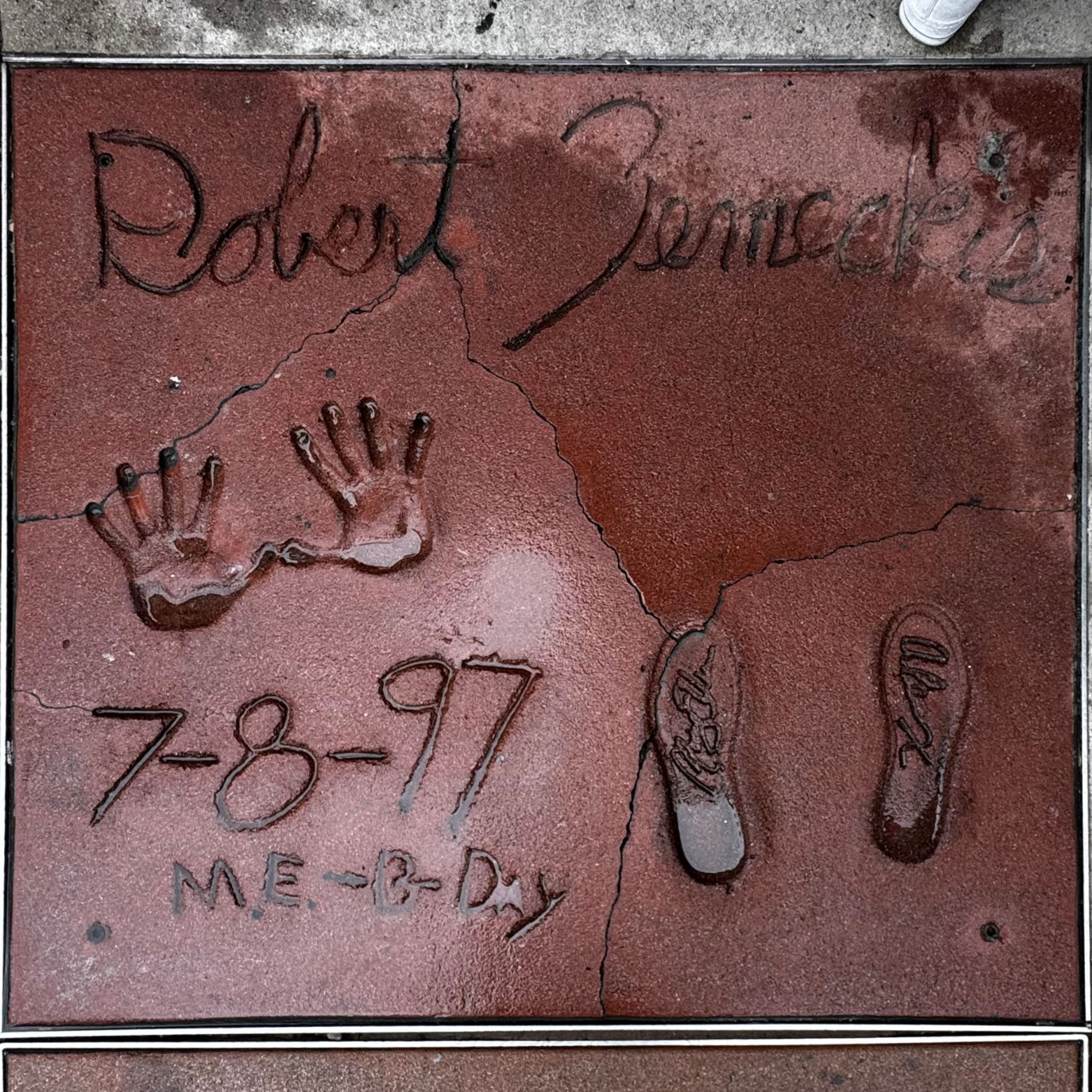 Mann's Chinese Theatre Robert Zemeckis