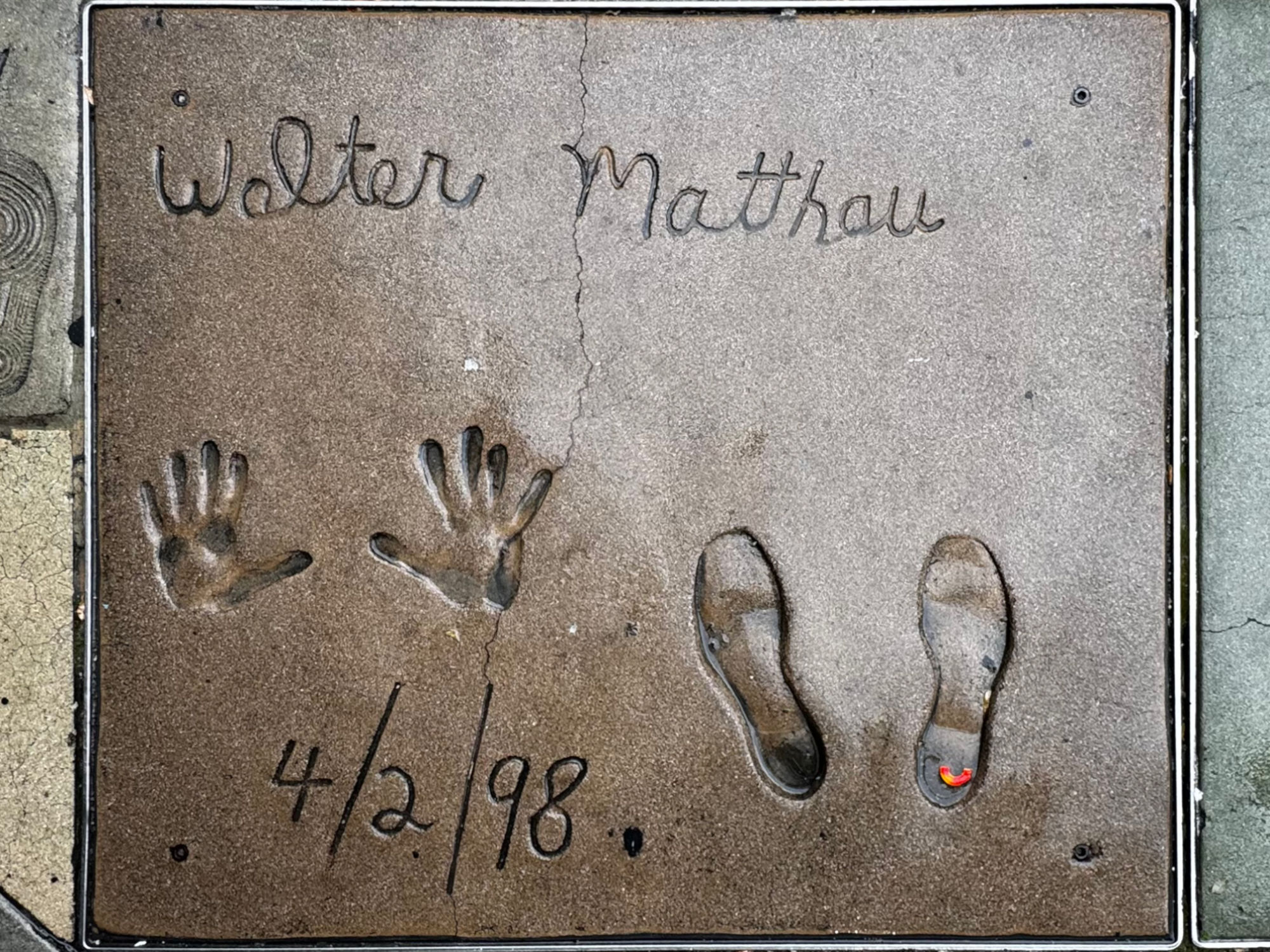 Mann's Chinese Theatre Walter Matthau