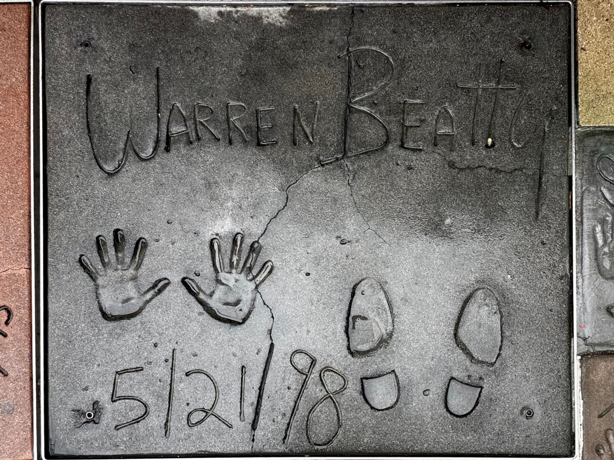 Mann's Chinese Theatre Warren Beatty