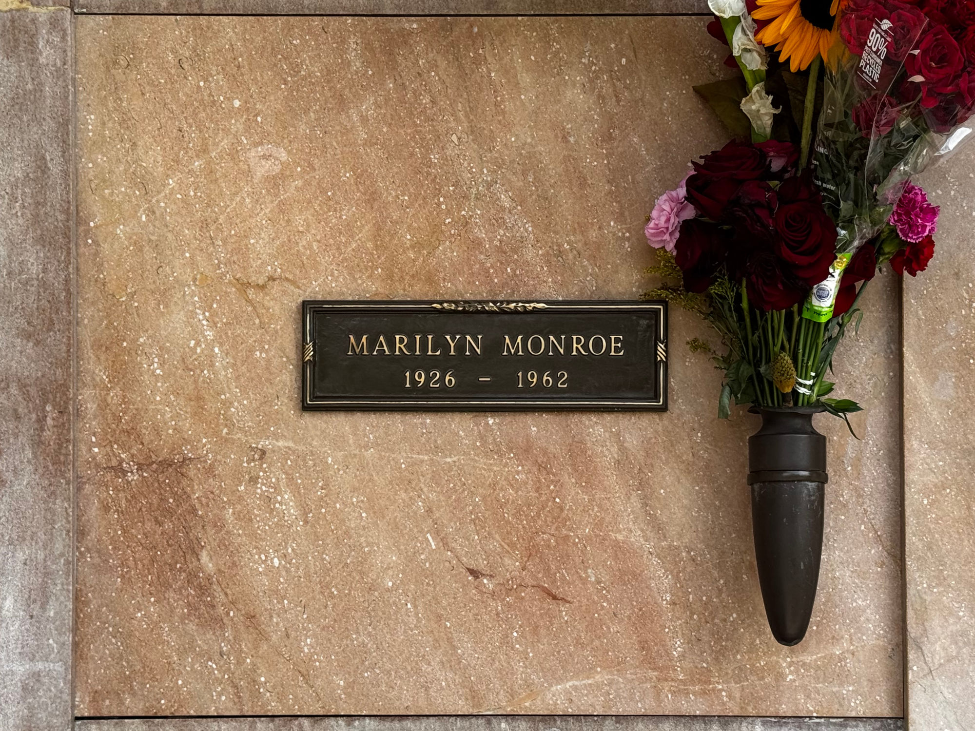 Westwood Village Memorial Park Marilyn Monroe Tombstone
