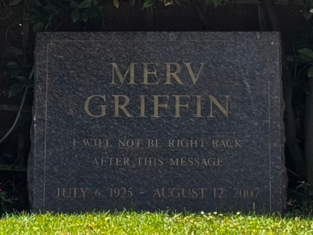 Westwood Village Memorial Park Merv Griffin