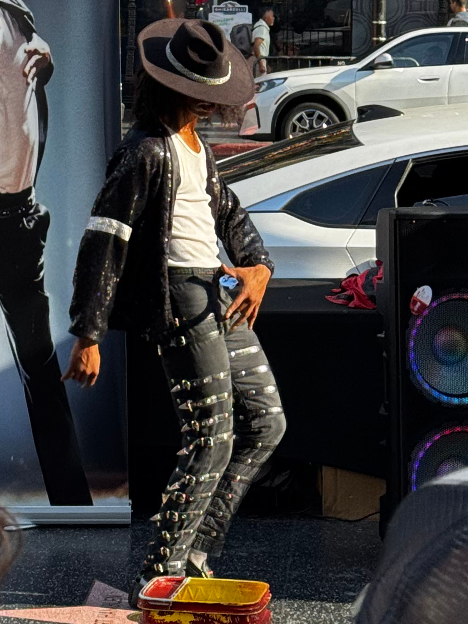 Michael Jackson Performer Moon Walk