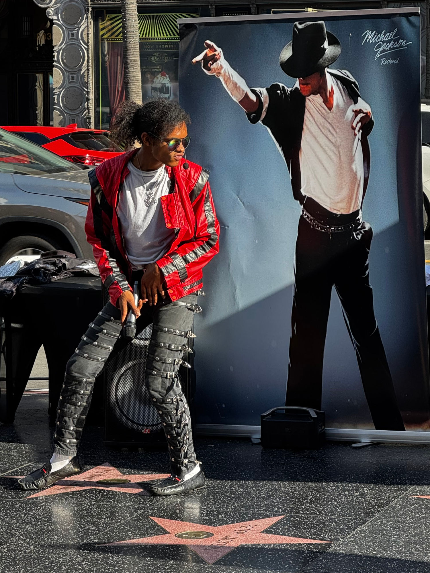 Michael Jackson Performer Red Jacket