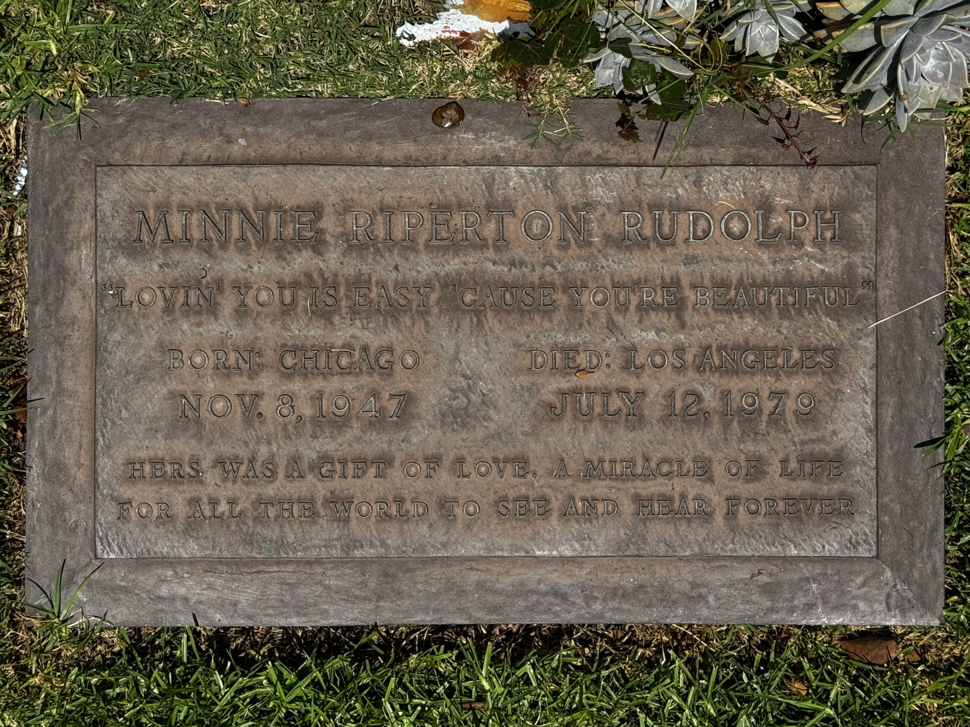 Westwood Village Memorial Park Minnie Riperton