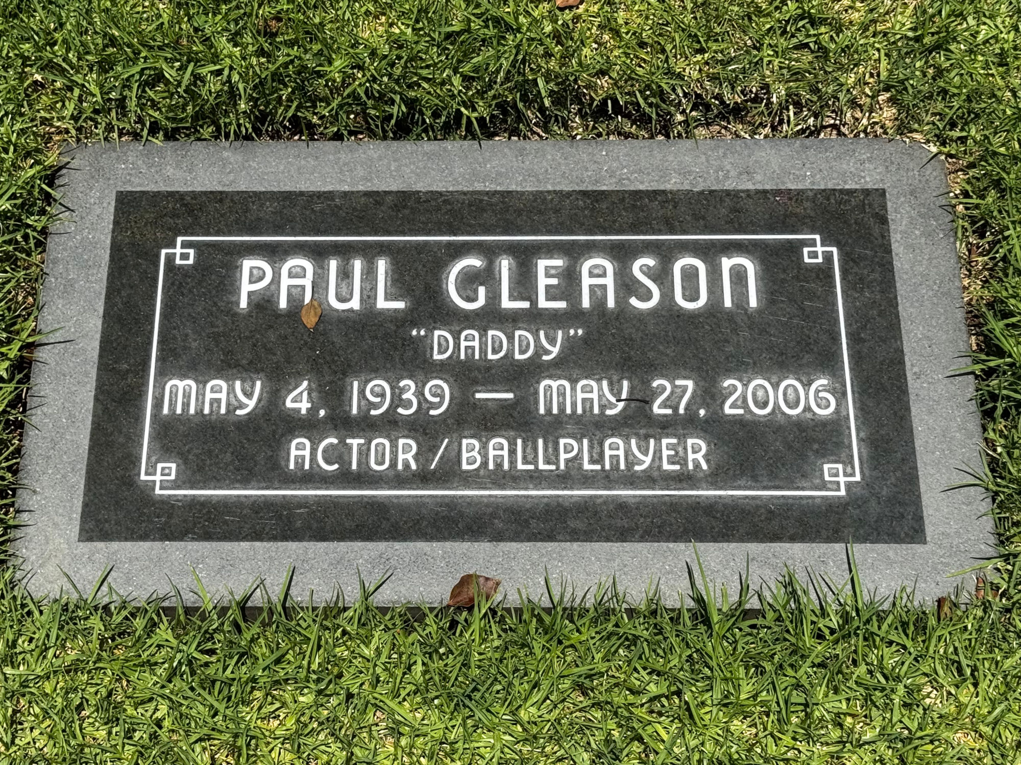 Westwood Village Memorial Park Paul Gleason