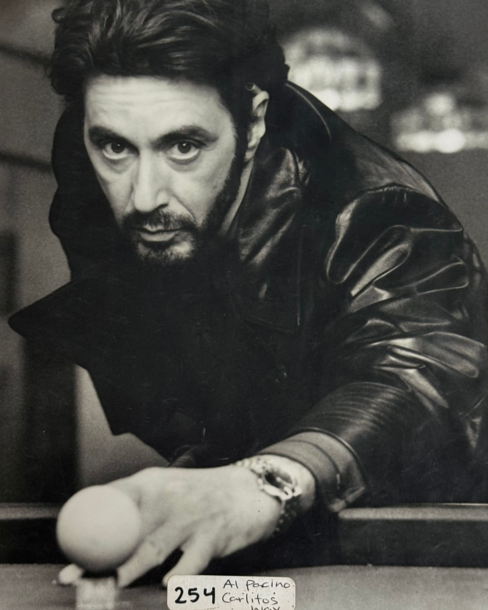 Photo Al Pacino Playing Pool