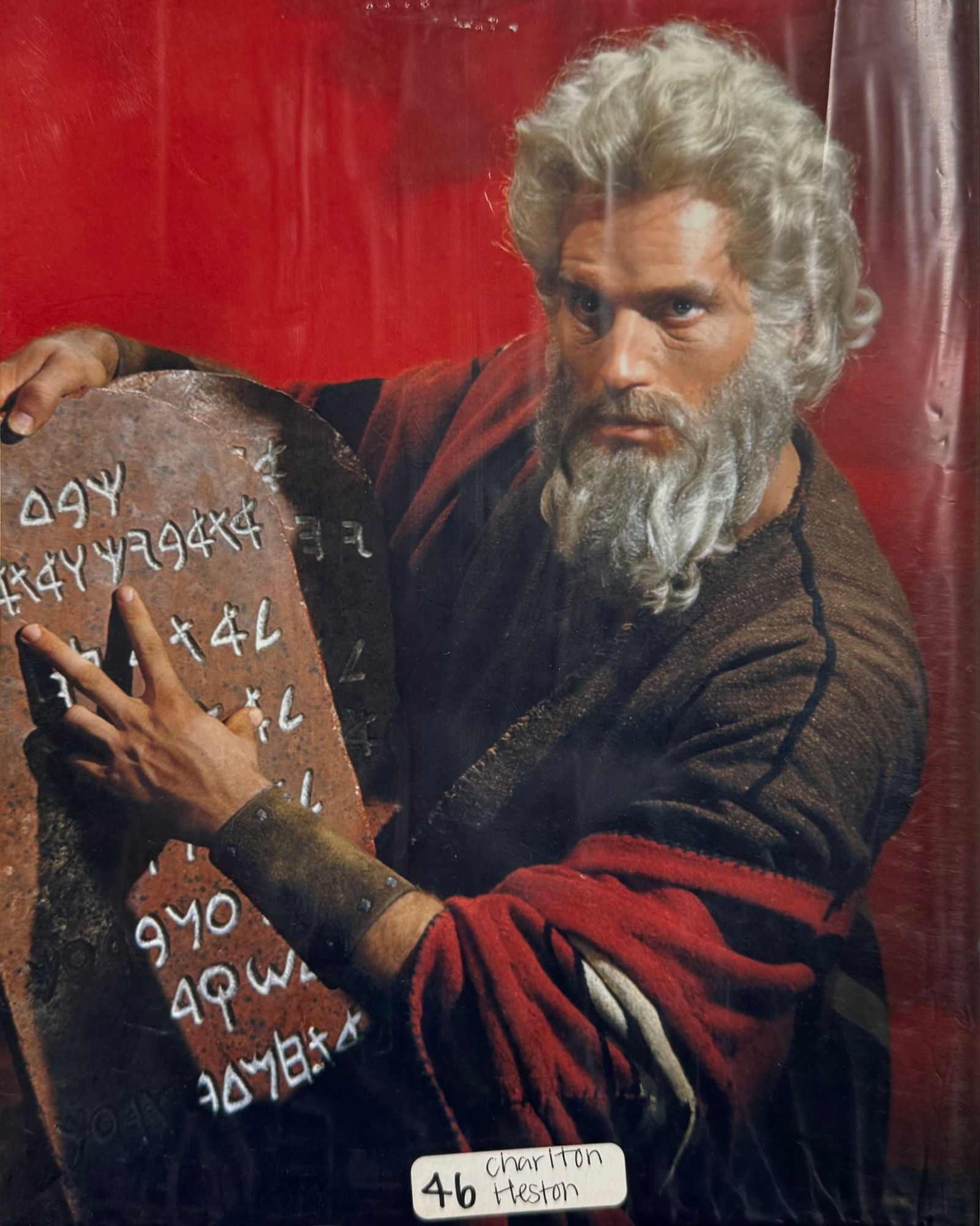 Photo Charlton Heston as Moses