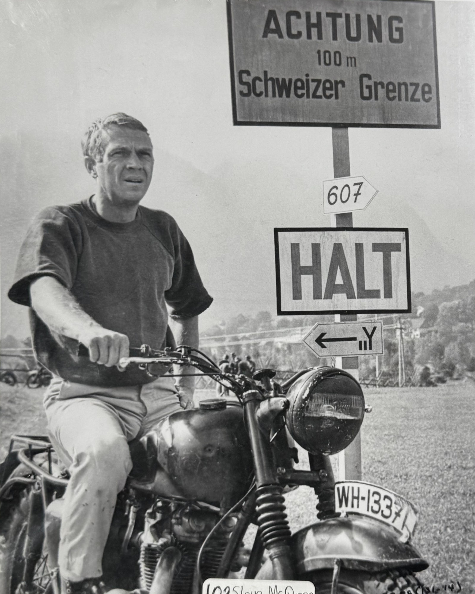 Photo Steve McQueen as Captain Virgil Hilts