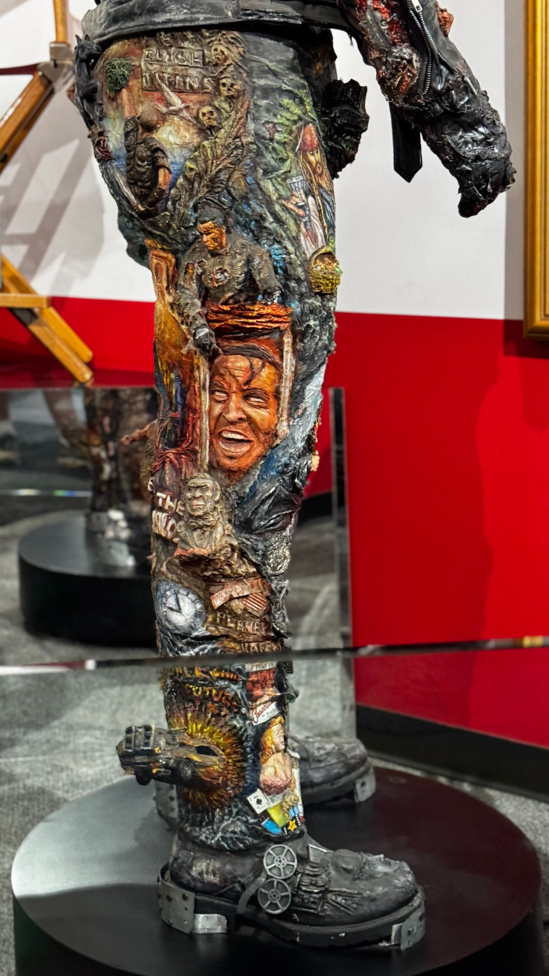 Ripley's Arnold Schwarzenegger Terminator Right Leg