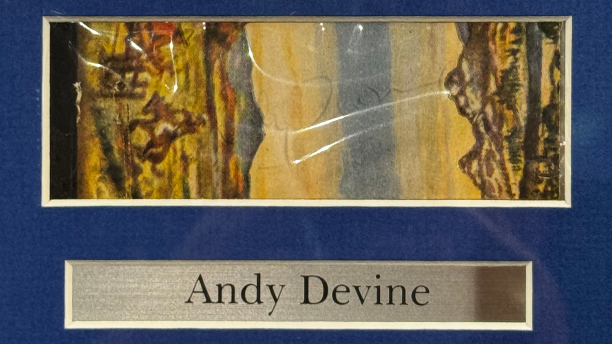 Ripley's Autograph Andy Devine