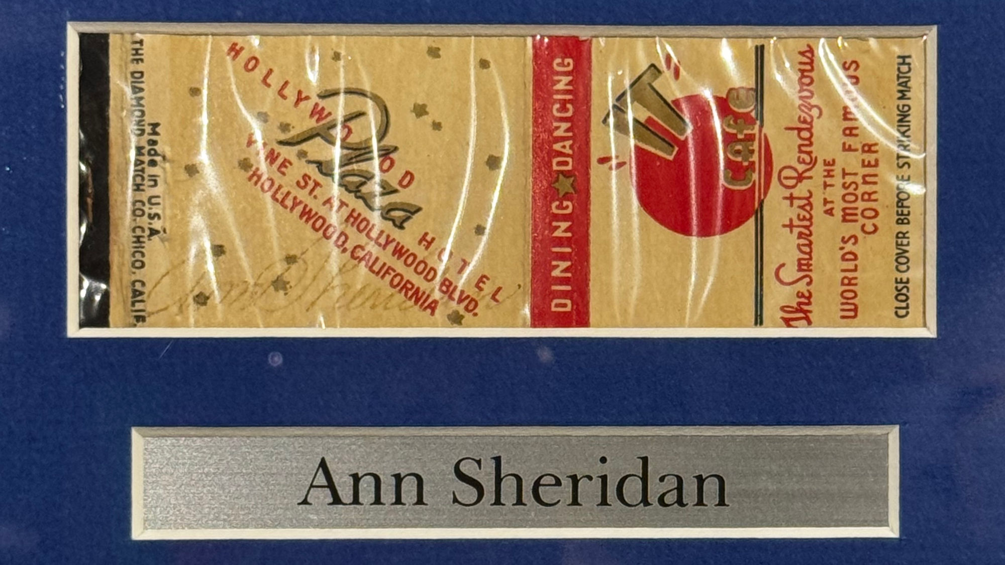 Ripley's Autograph Ann Sheridan