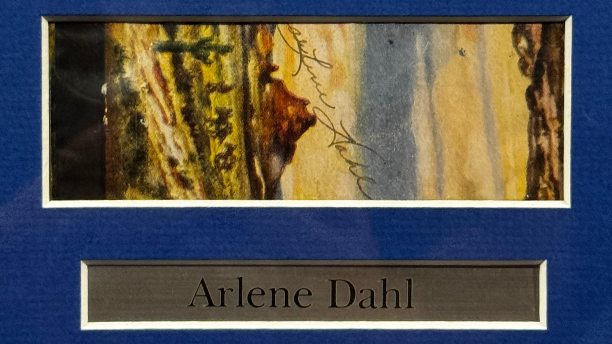 Ripley's Autograph Arlene Dahl