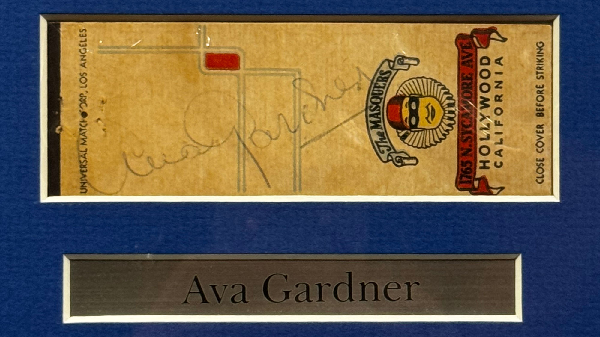 Ripley's Autograph Ava Gardner