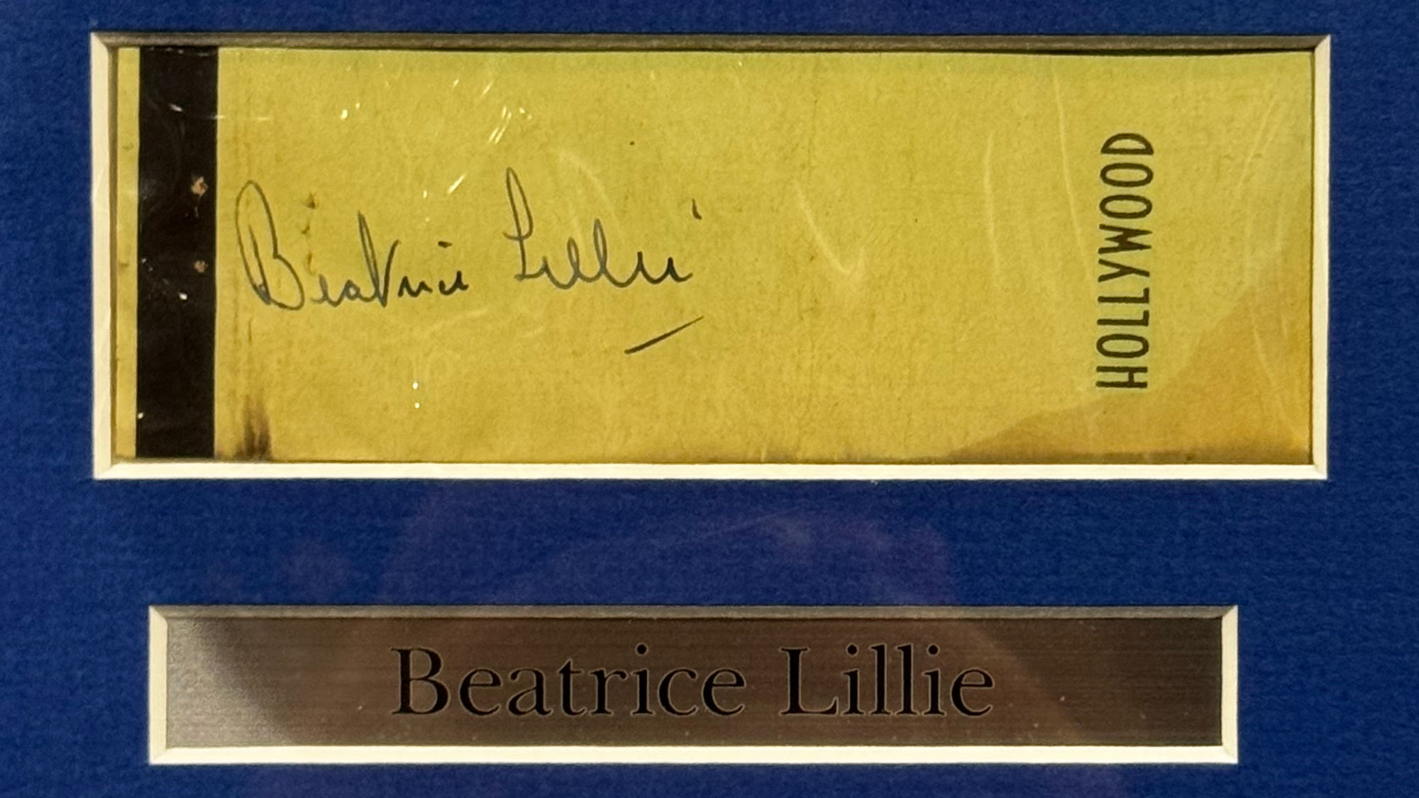 Ripley's Autograph Beatrice Lillie