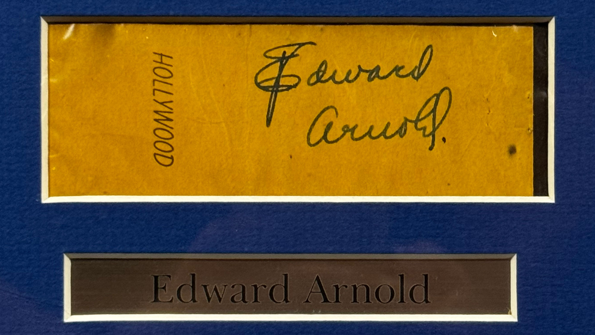 Ripley's Autograph Edward Arnold
