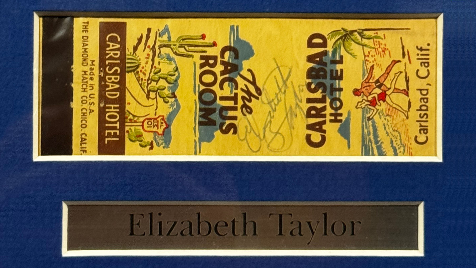 Ripley's Autograph Elizabeth Taylor
