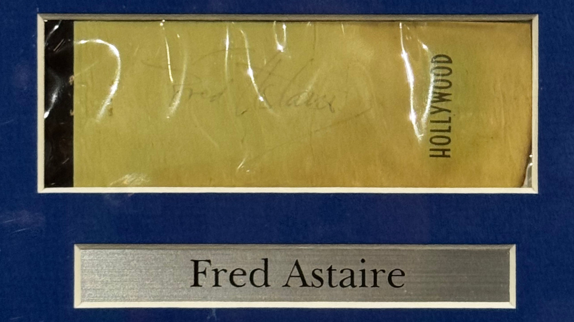 Ripley's Autograph Fred Astaire