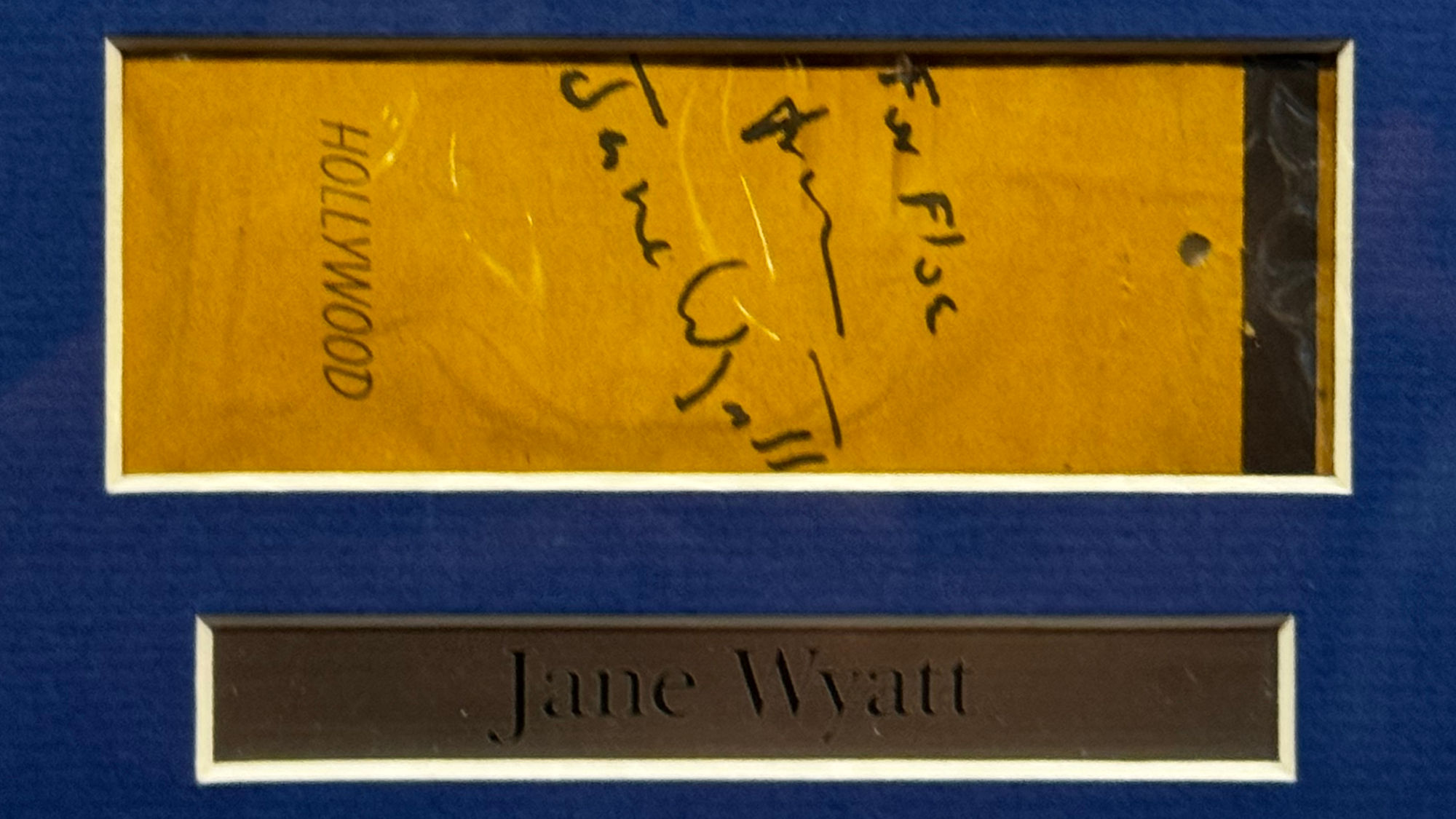 Ripley's Autograph Jane Wyatt