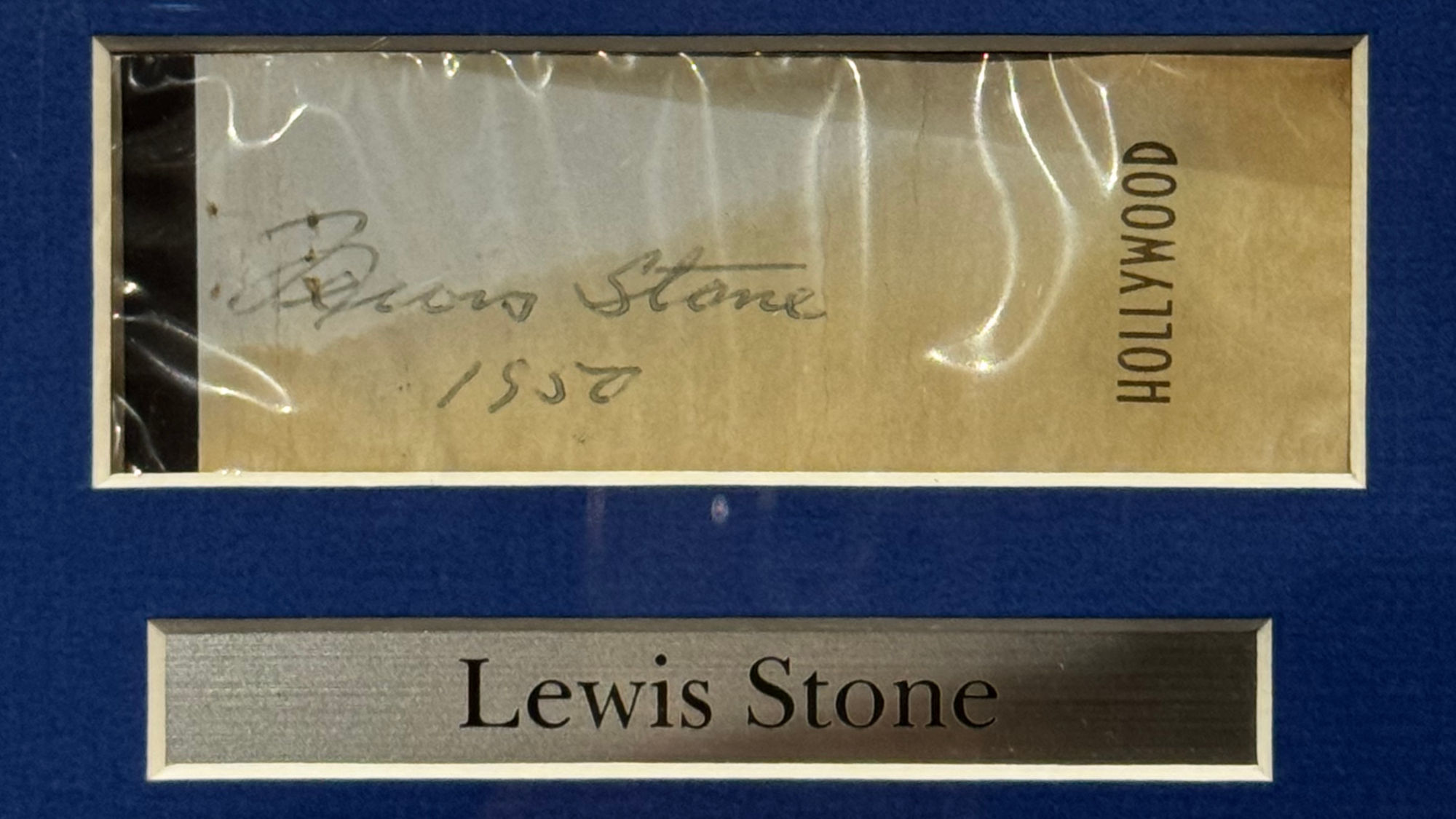 Ripley's Autograph Lewis Stone