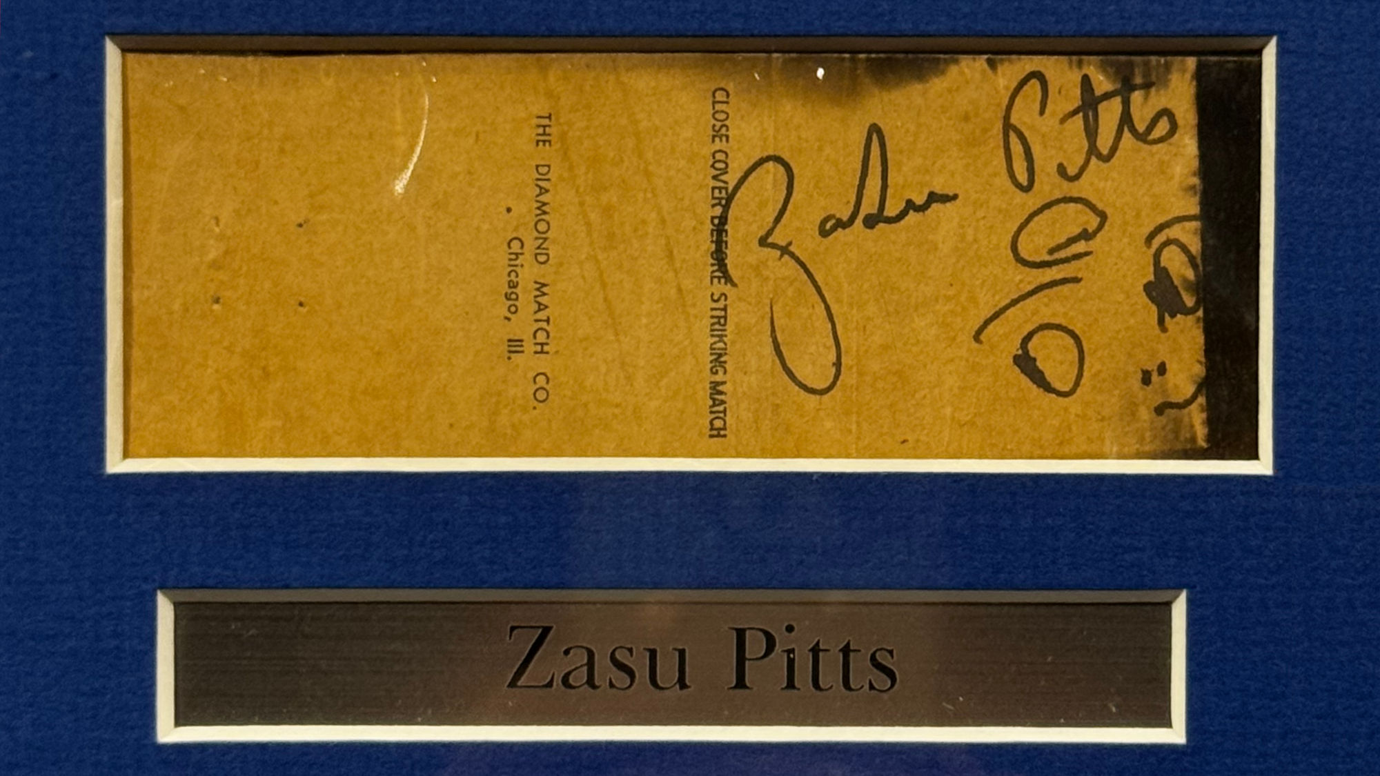 Ripley's Autograph Zasu Pitts