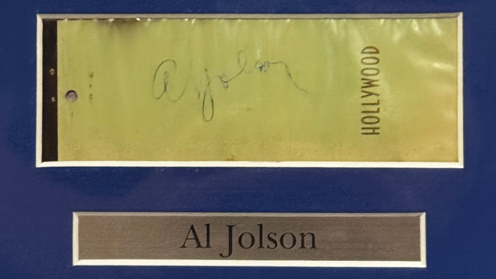 Ripley's Autographs Al Jolson