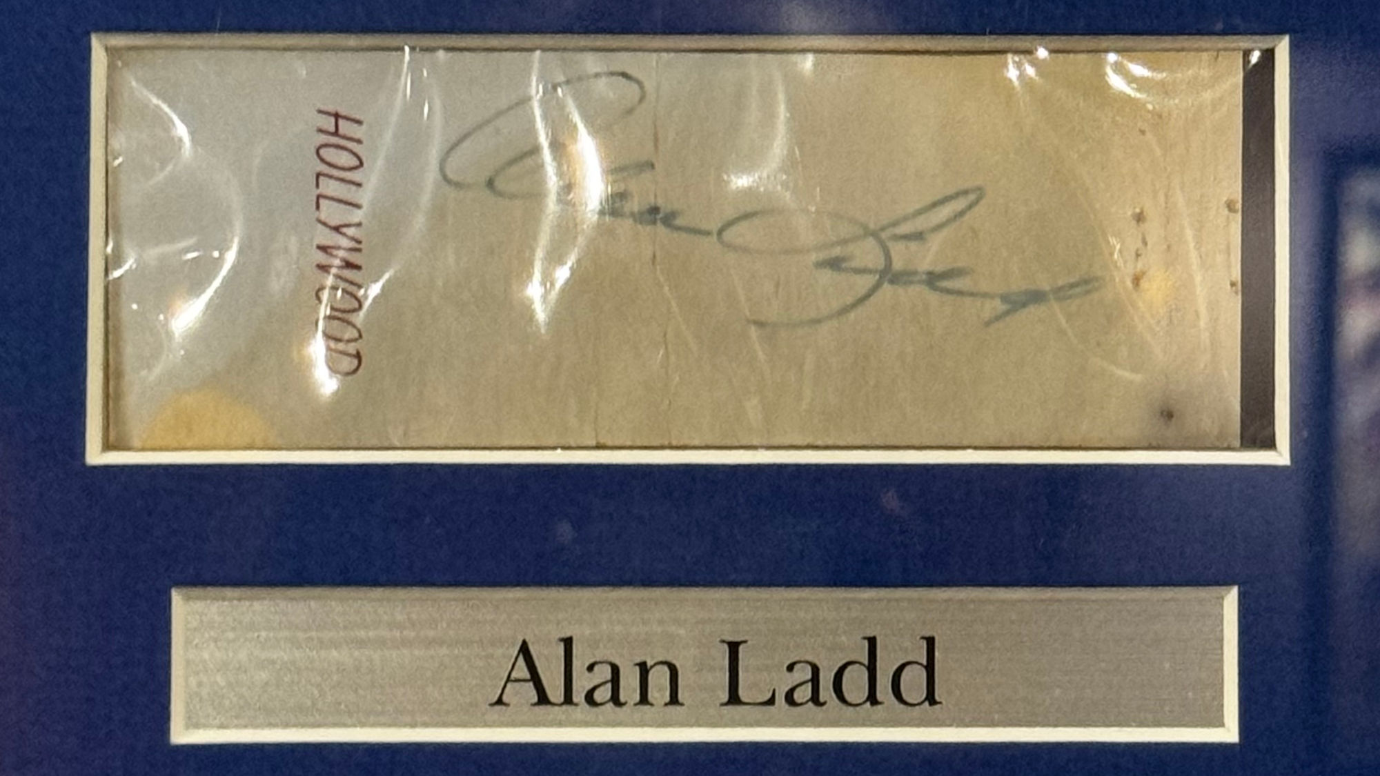 Ripley's Autographs Alan Ladd