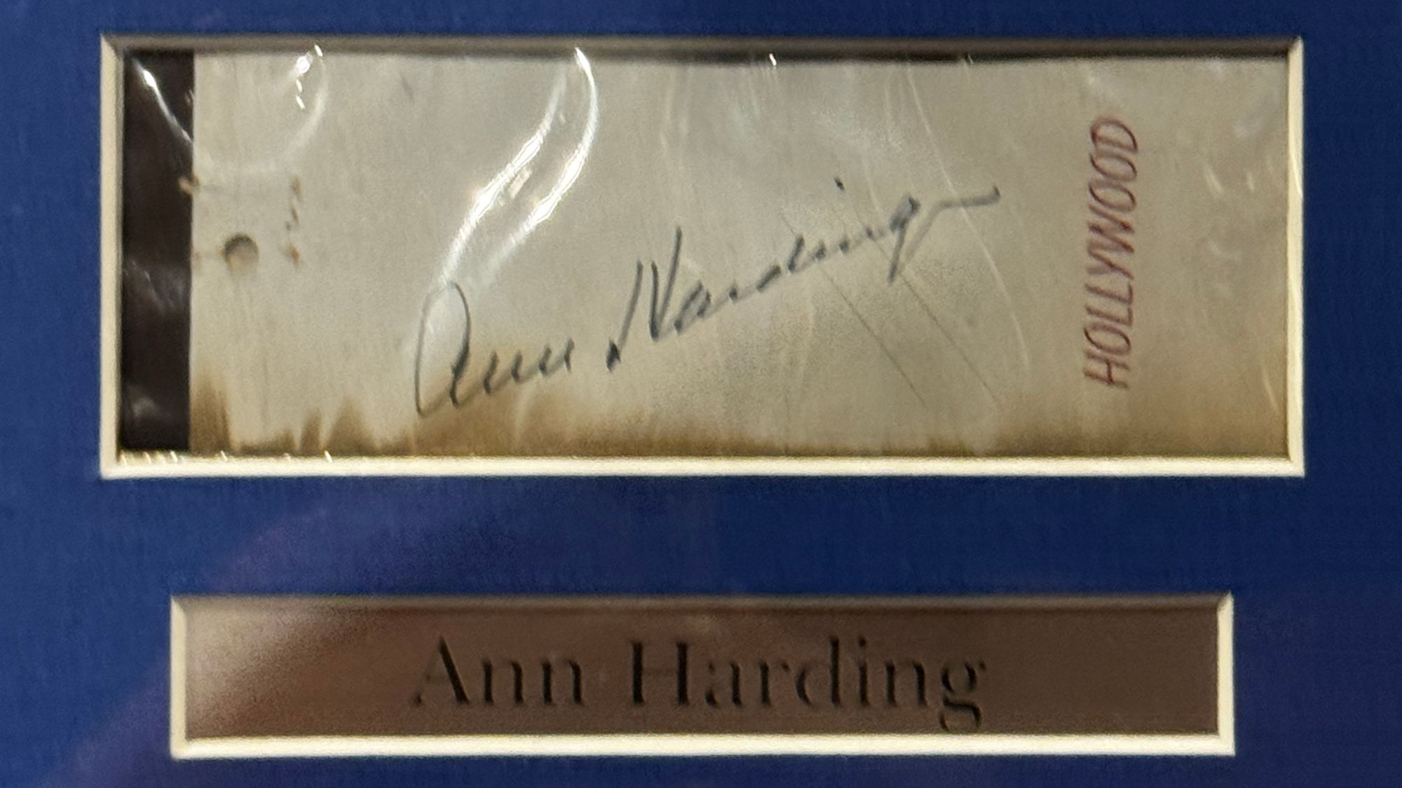 Ripley's Autographs Ann Harding
