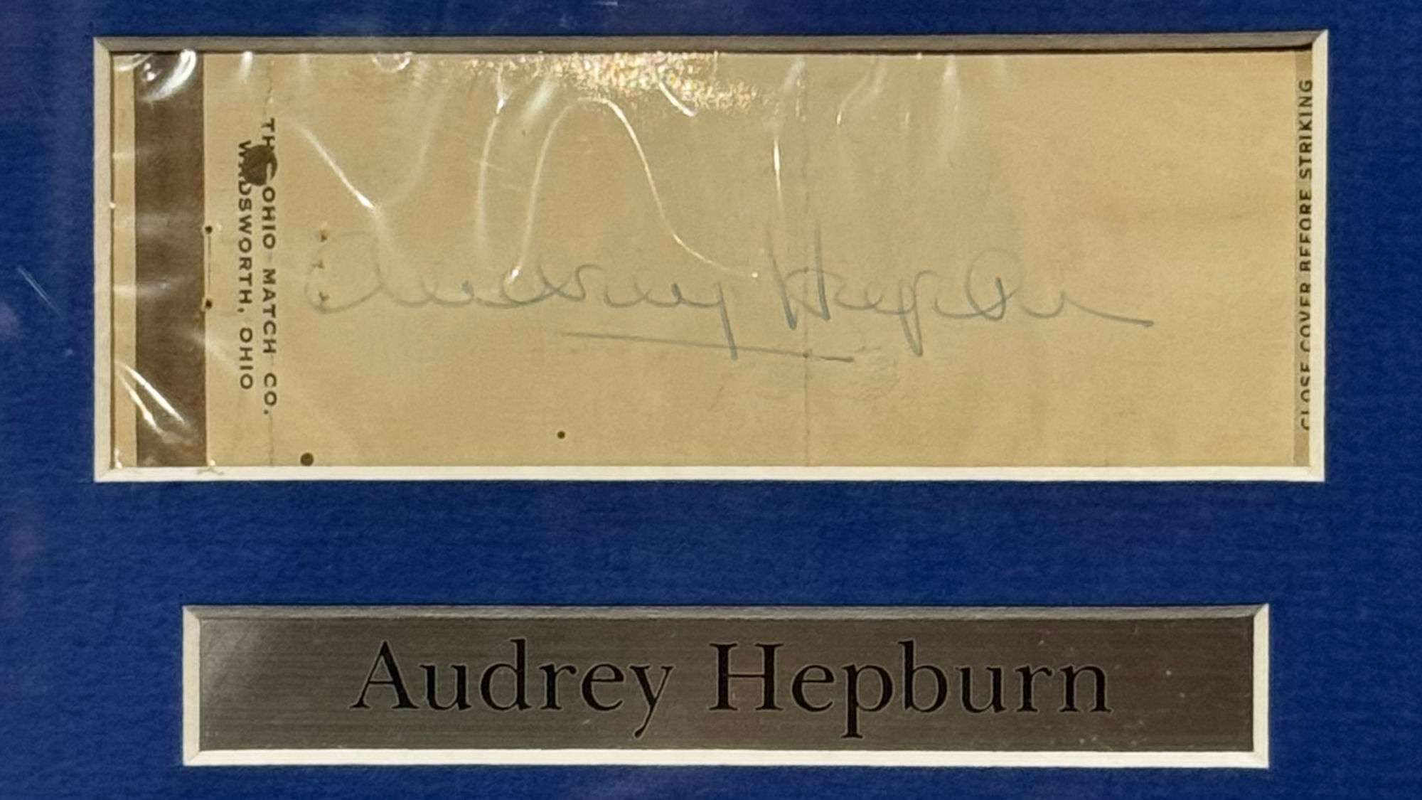 Ripley's Autographs Audrey Hepburn