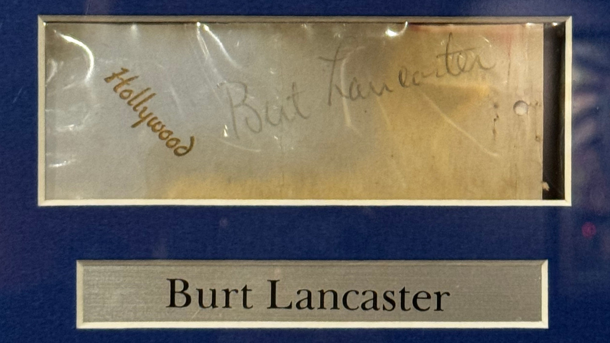 Ripley's Autographs Burt Lancaster