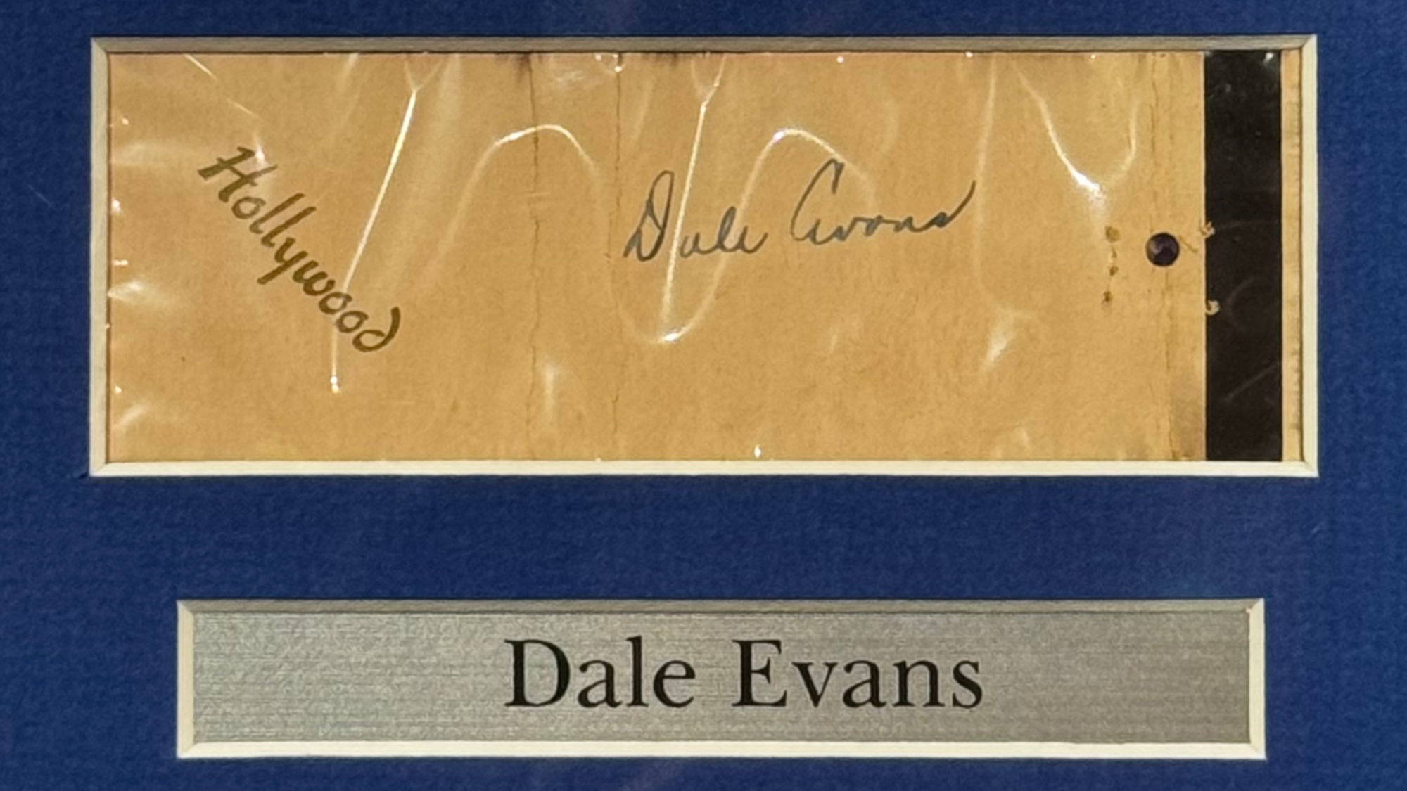 Ripley's Autographs Dale Evans