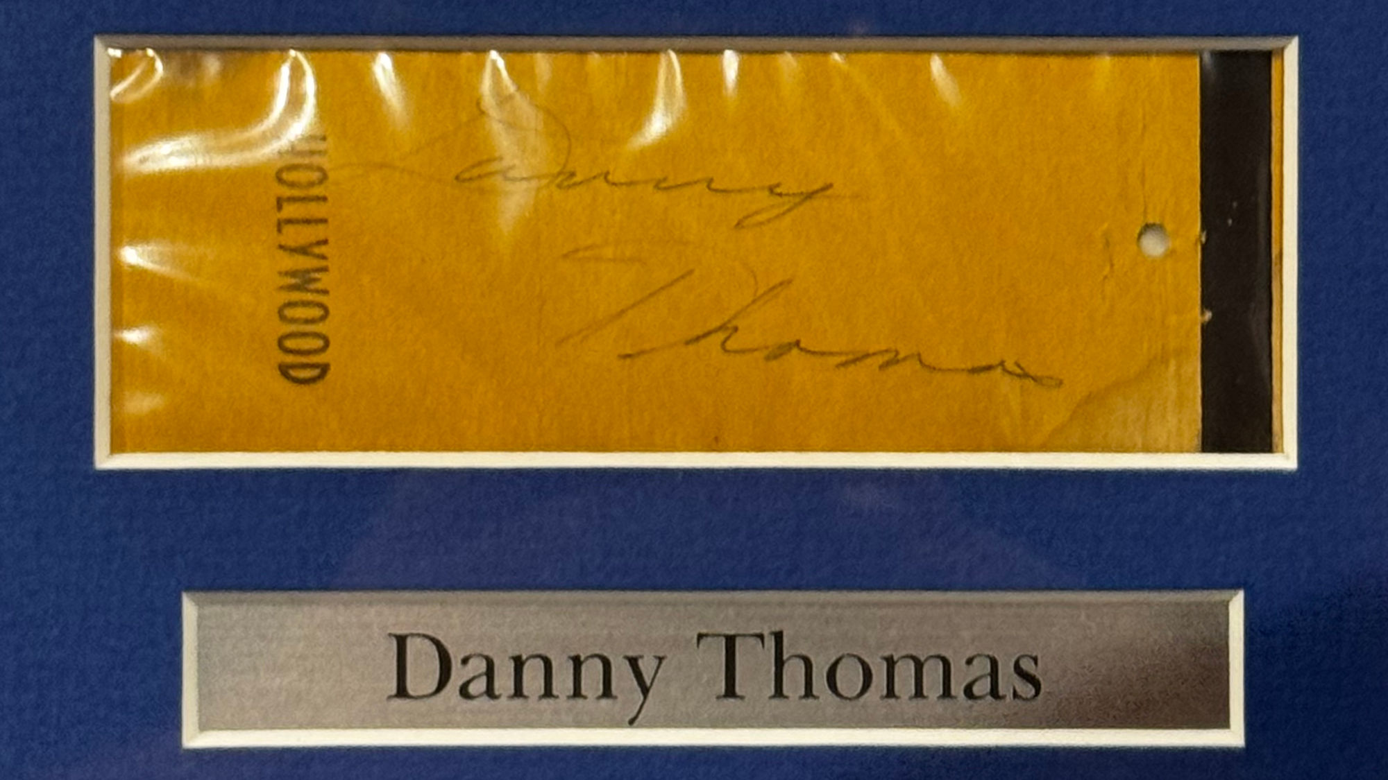 Ripley's Autographs Danny Thomas