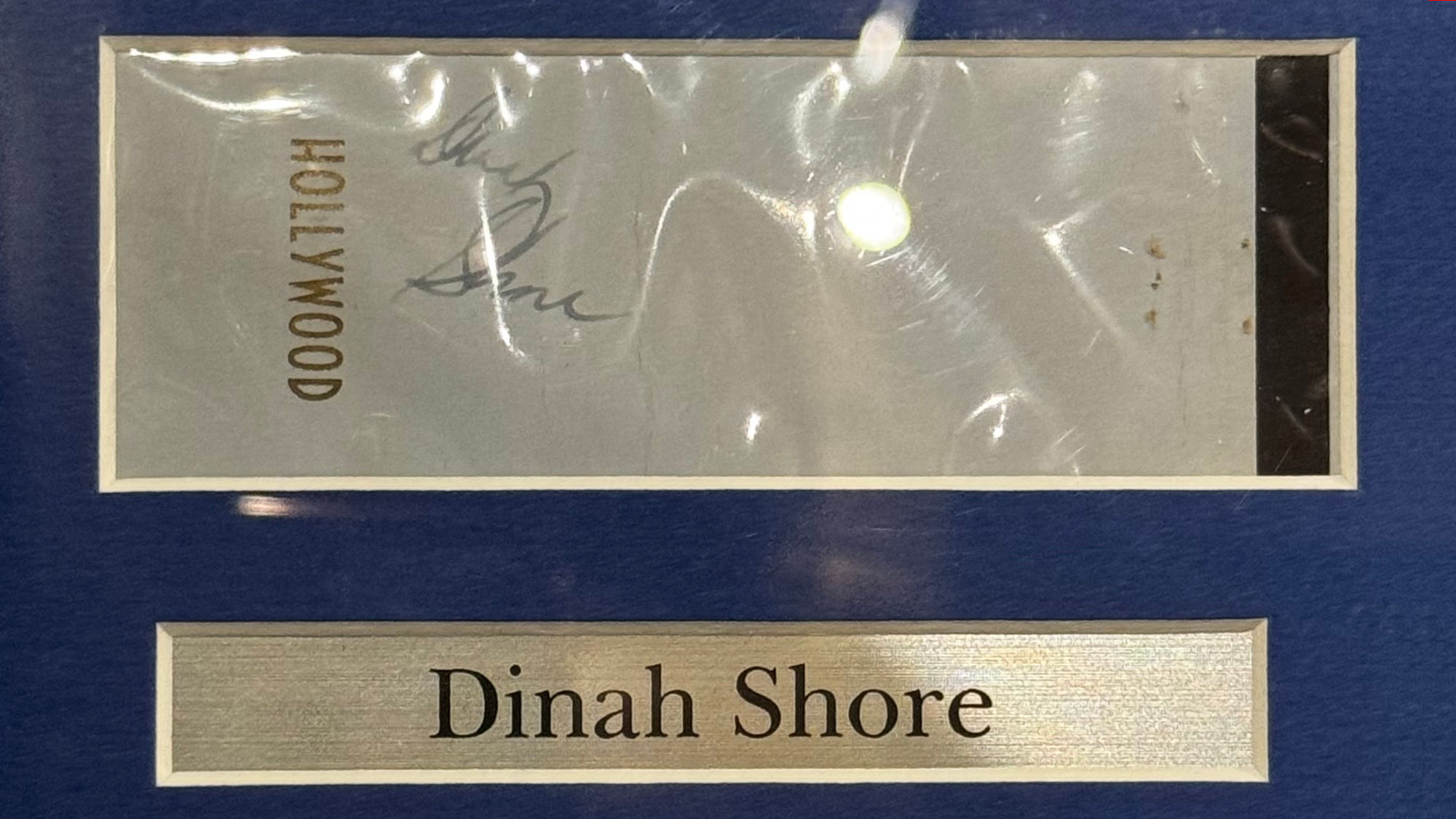 Ripley's Autographs Dinah Shore