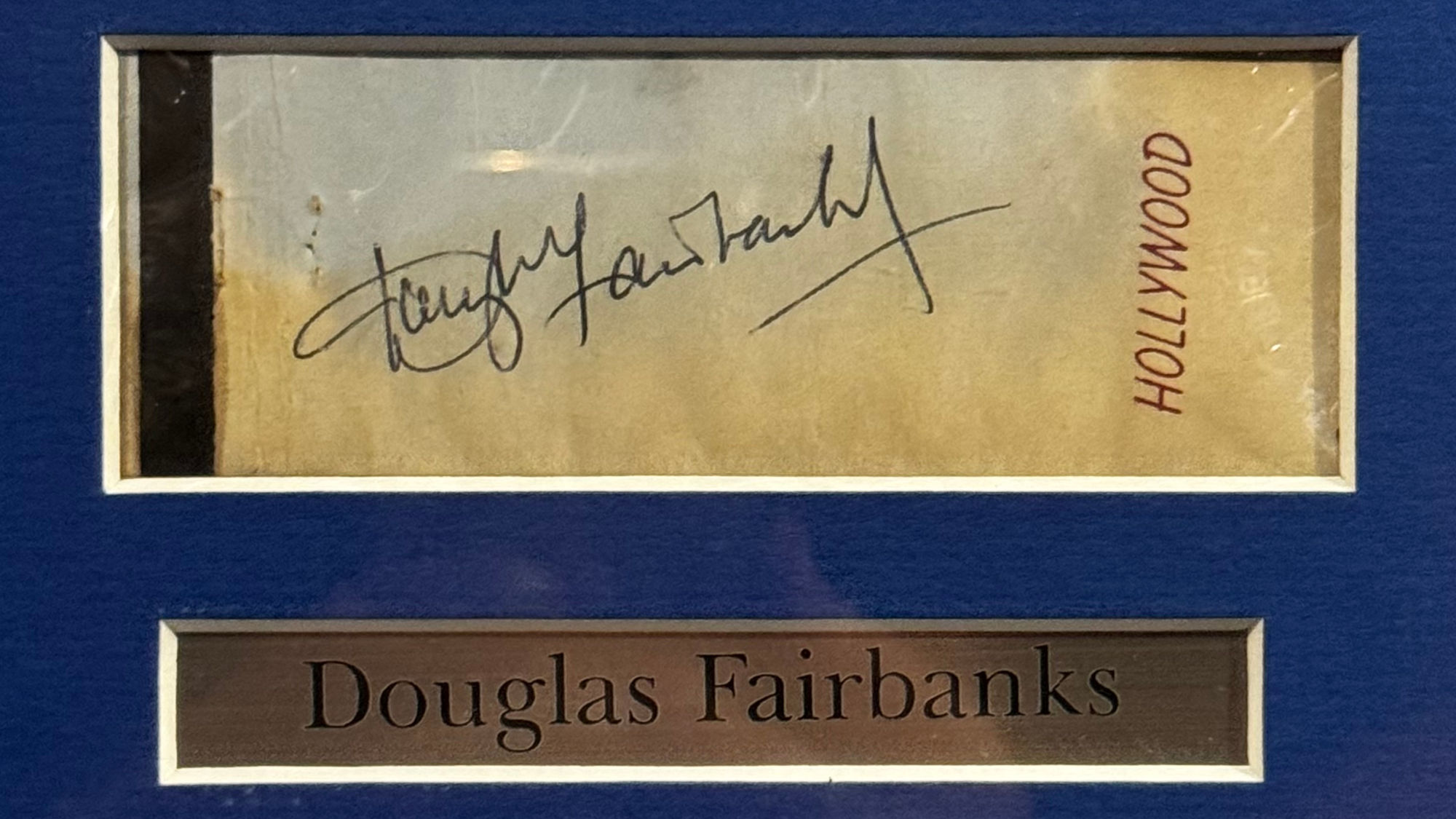 Ripley's Autographs Douglas Fairbanks