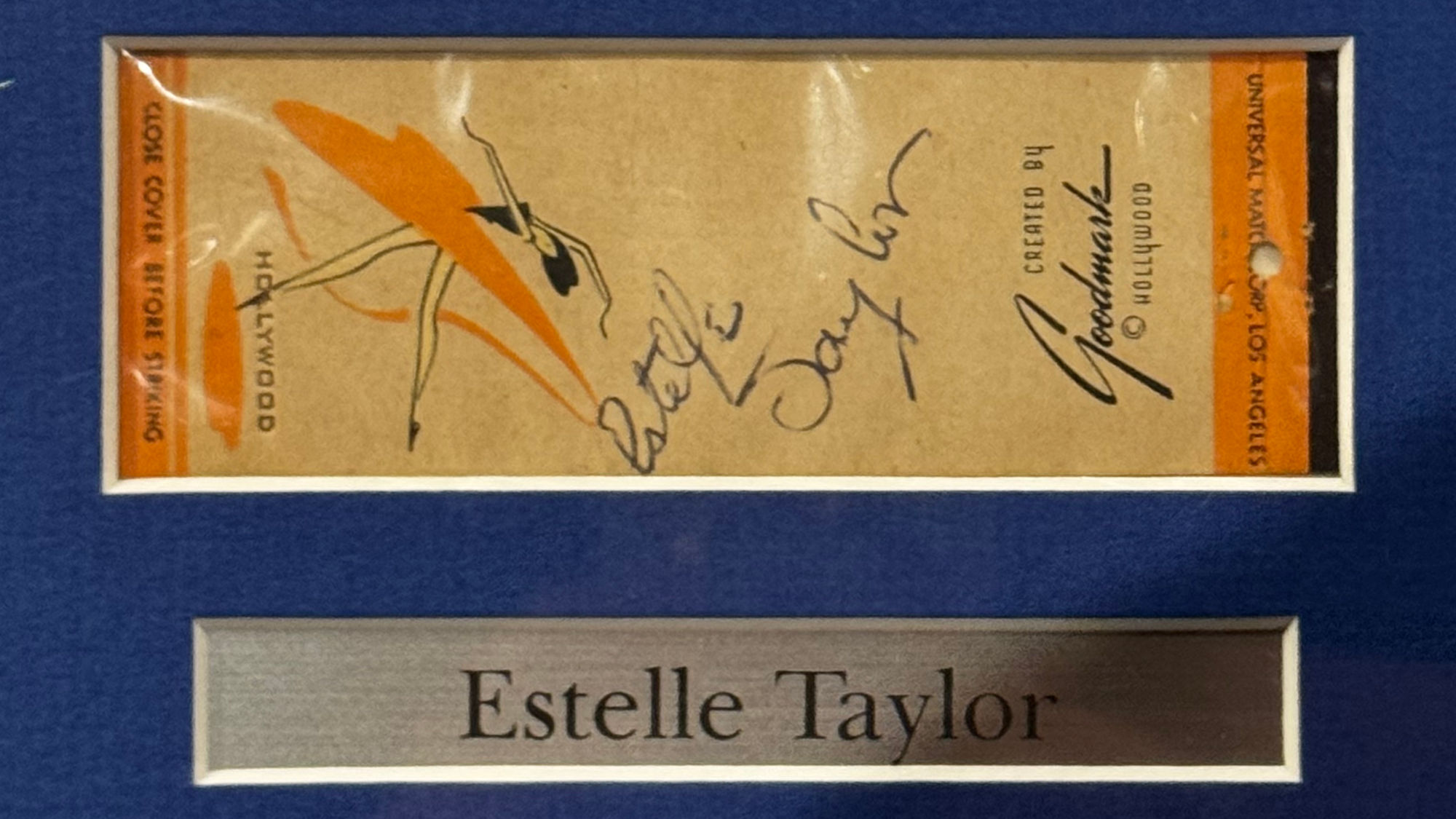Ripley's Autographs Estelle Taylor