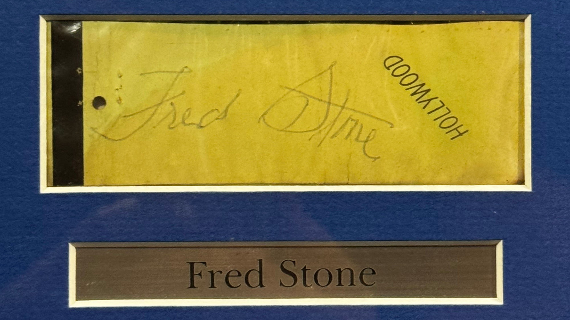 Ripley's Autographs Fred Stone