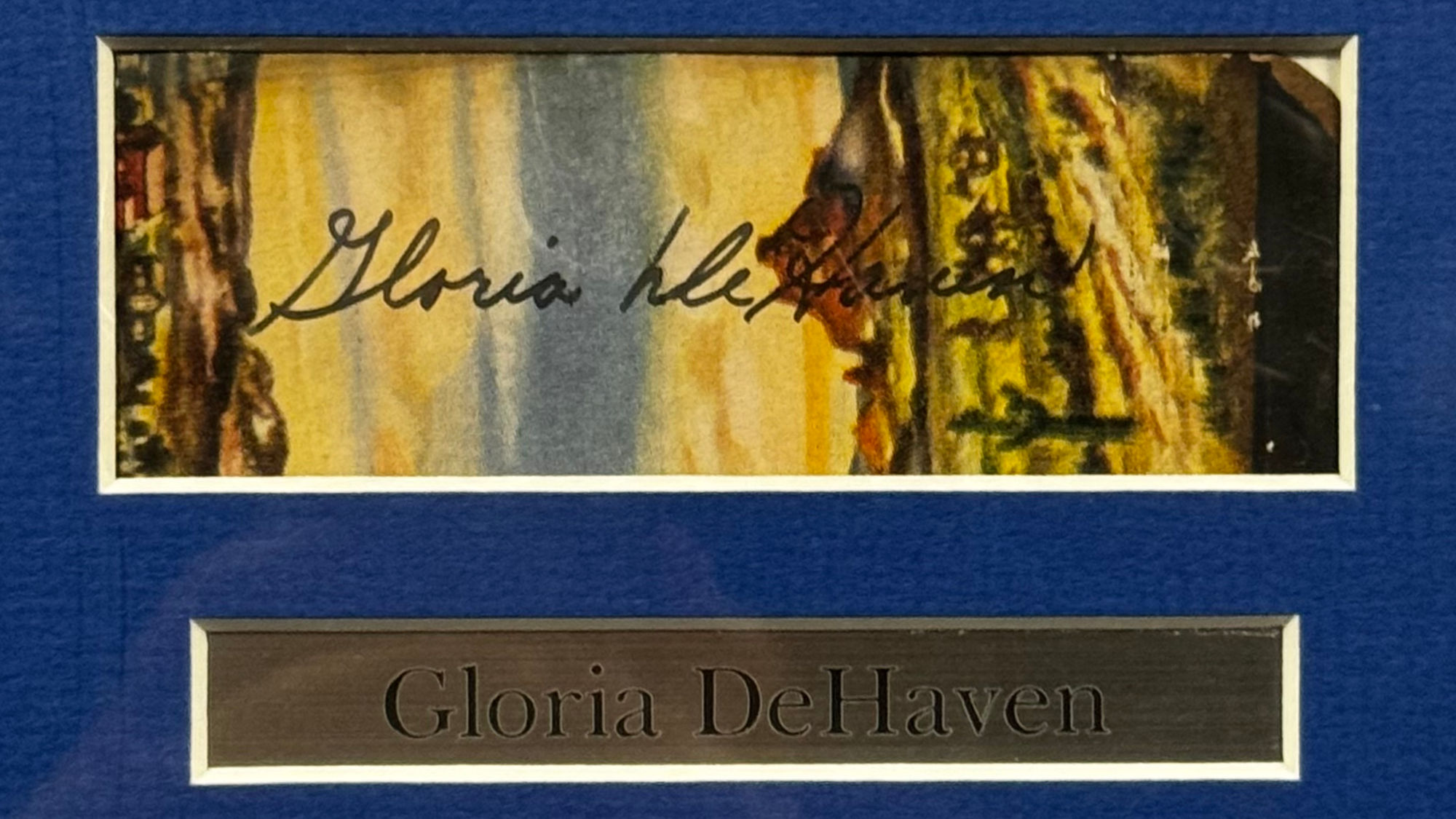 Ripley's Autographs Gloria DeHaven