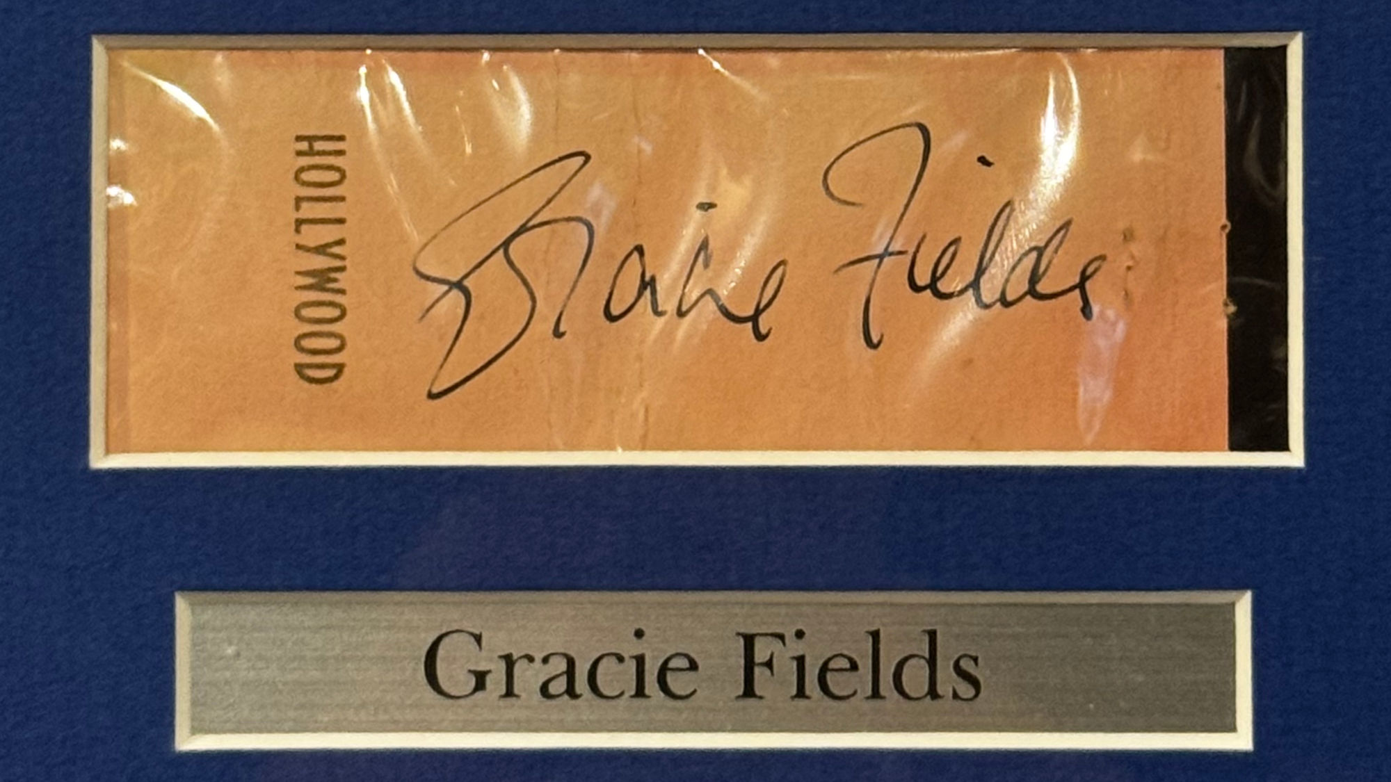 Ripley's Autographs Gracie Fields