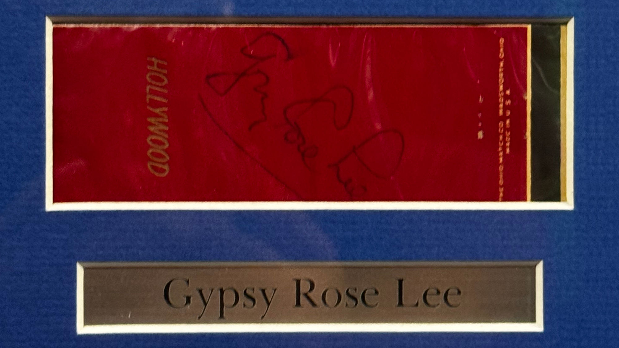 Ripley's Autographs Gypsy Rose Lee