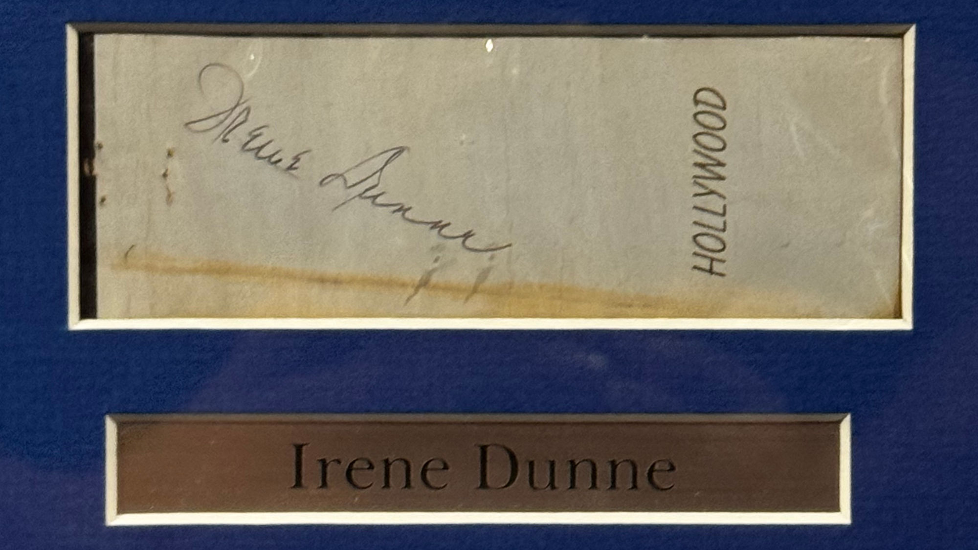Ripley's Autographs Irene Dunne